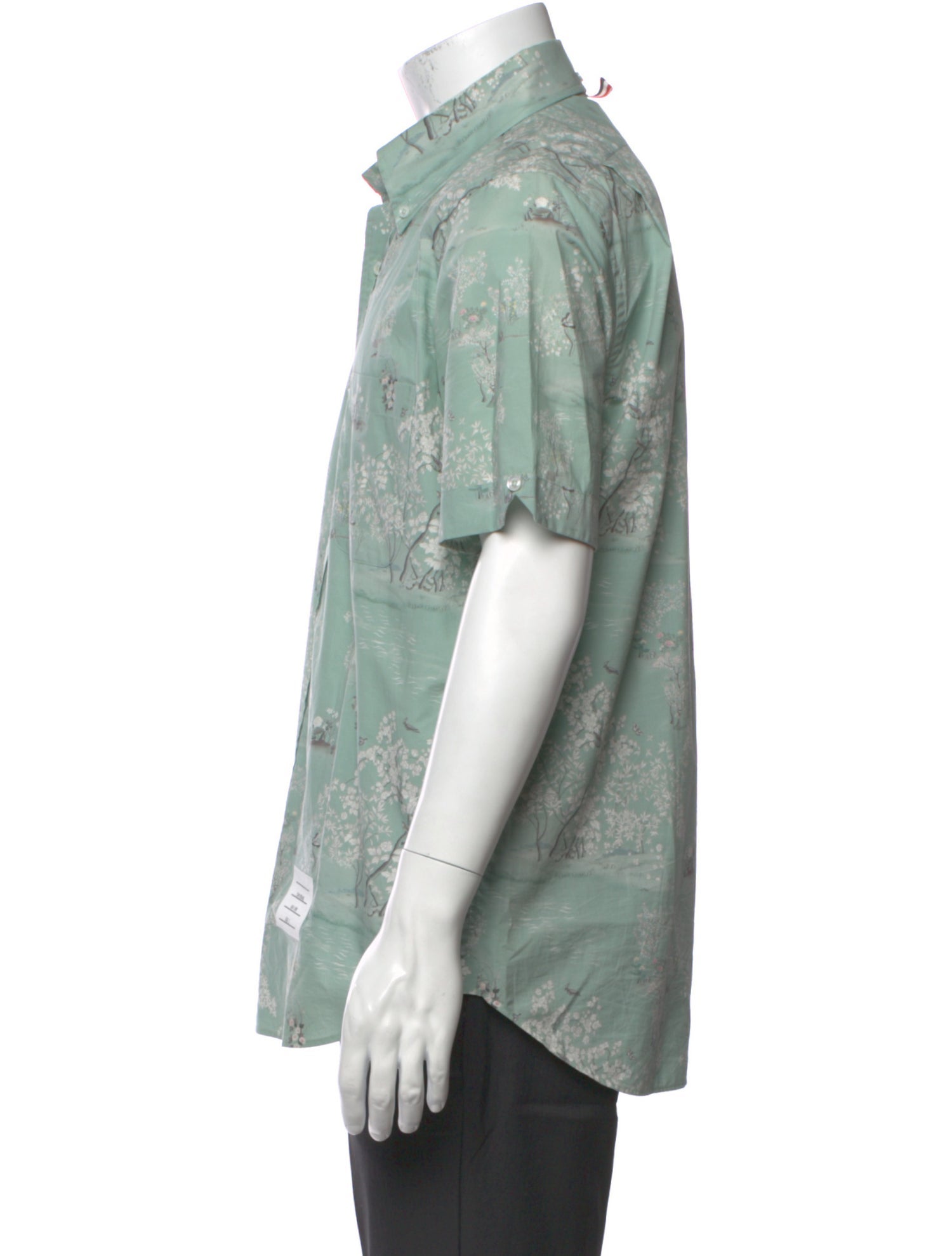 Thom Browne Printed Short Sleeve Shirt