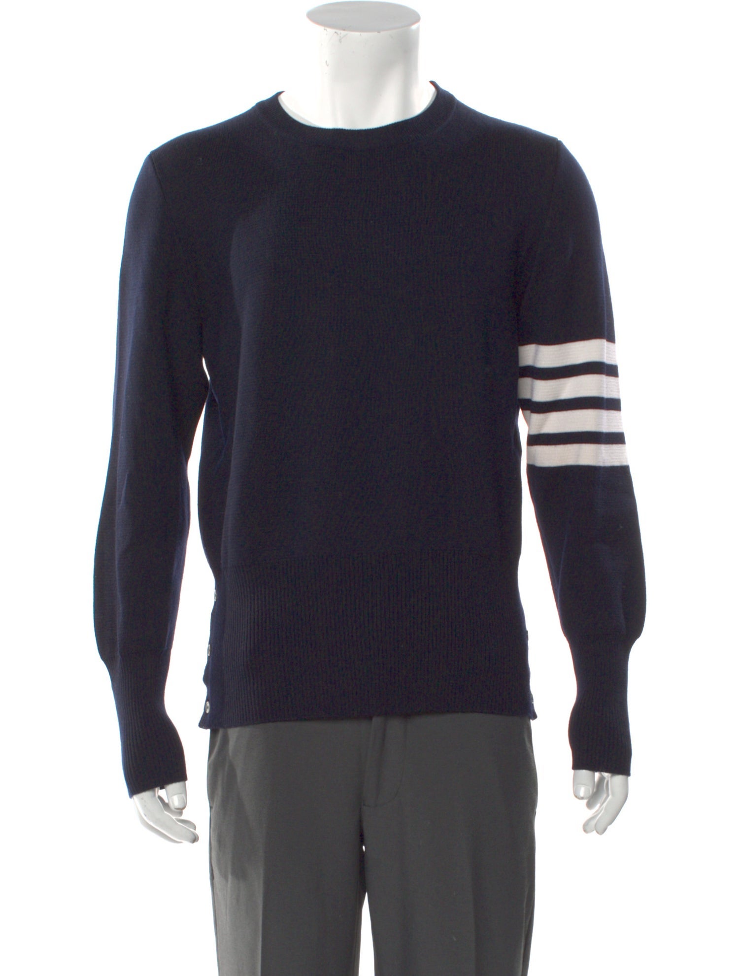 Thom Browne 4-Bar Wool Pullover