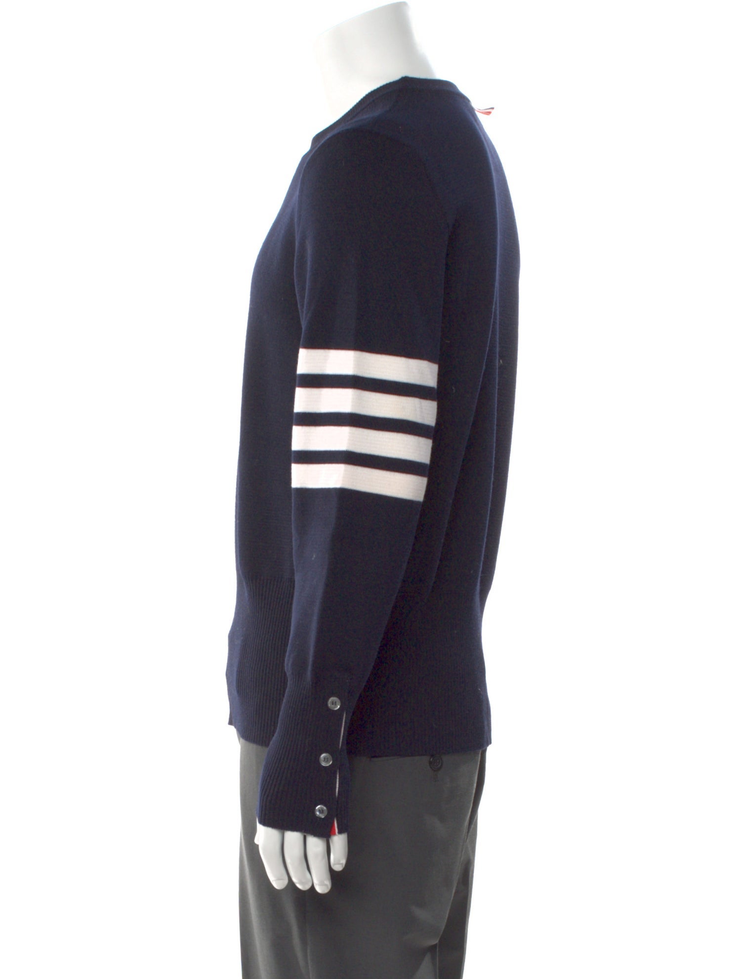 Thom Browne 4-Bar Wool Pullover
