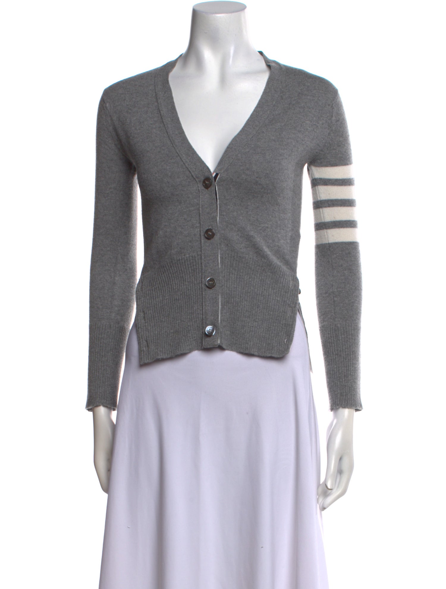 Thom Browne 4 Bar Stripe Cashmere Sweater