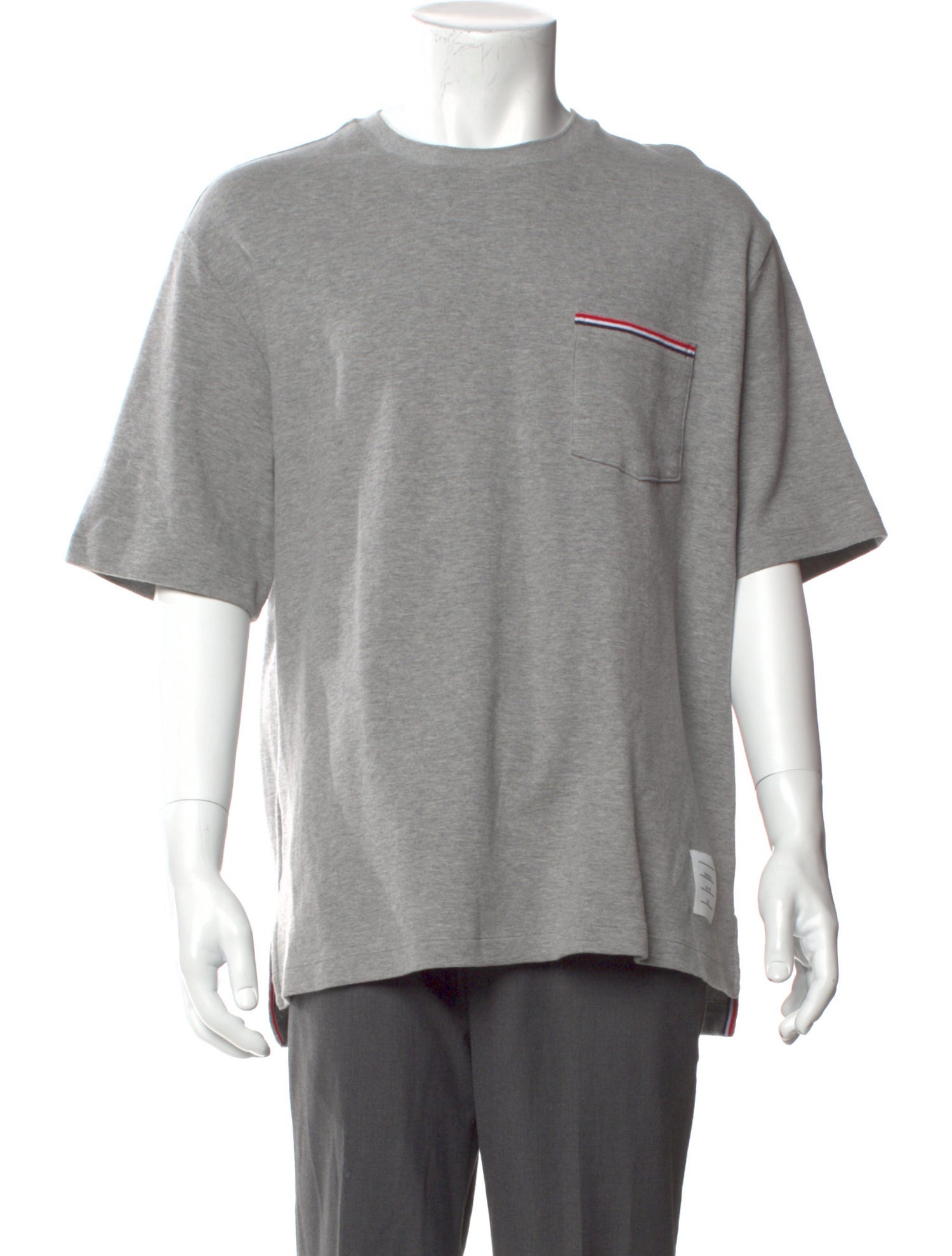 Thom Browne Graphic Print Crew Neck T-Shirt