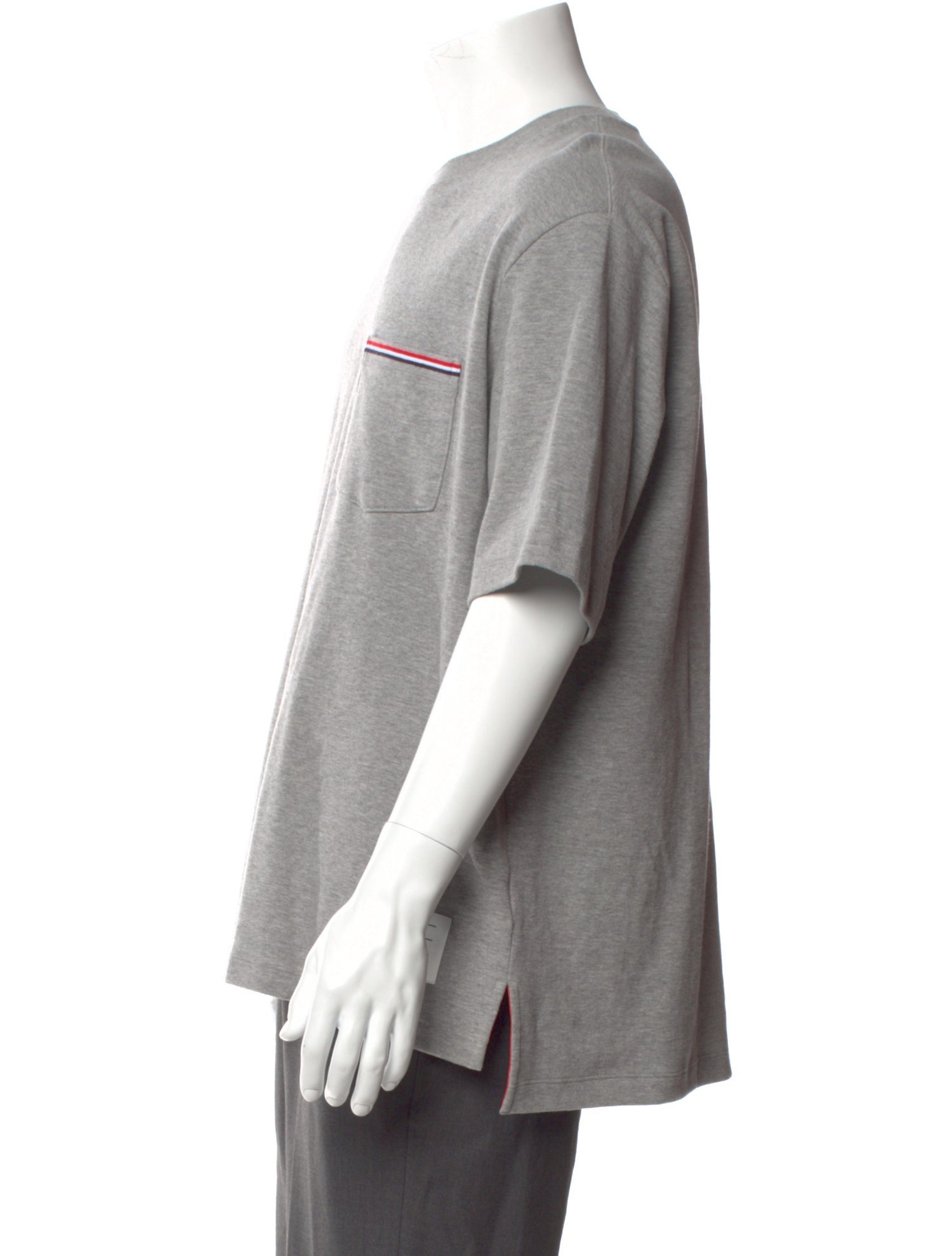 Thom Browne Graphic Print Crew Neck T-Shirt