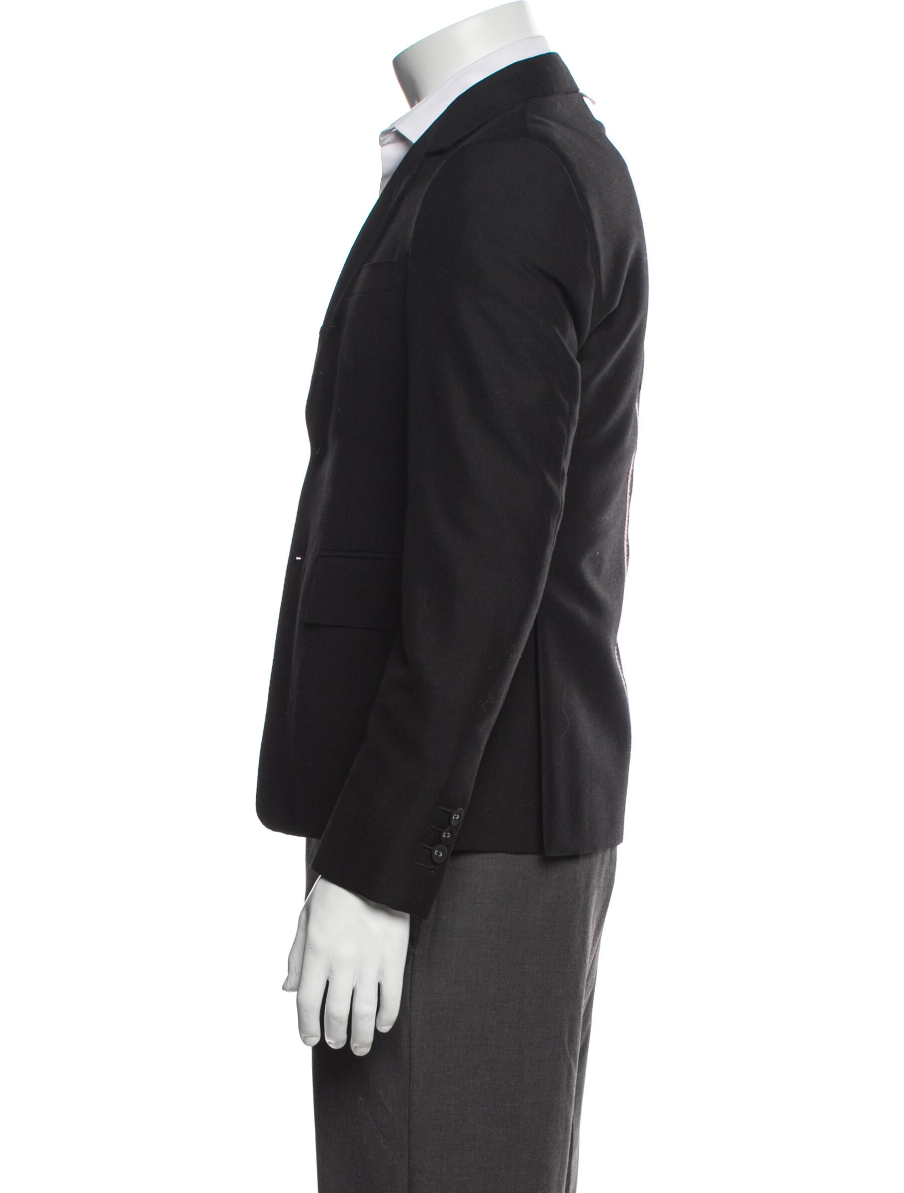 Thom Browne Grosgrain Trim Blazer