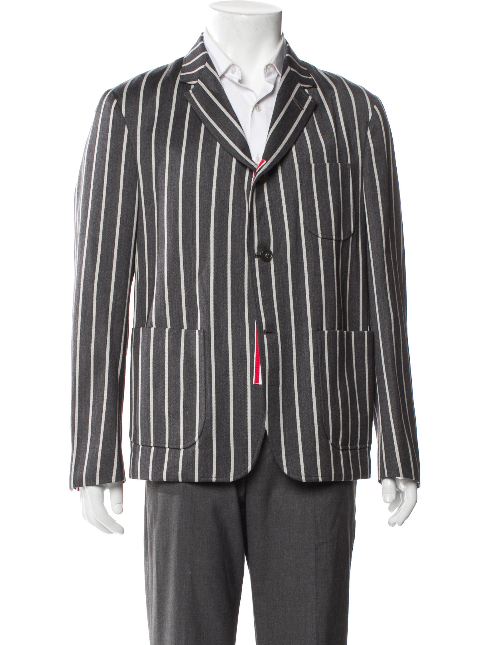 Thom Browne Wool Striped Blazer