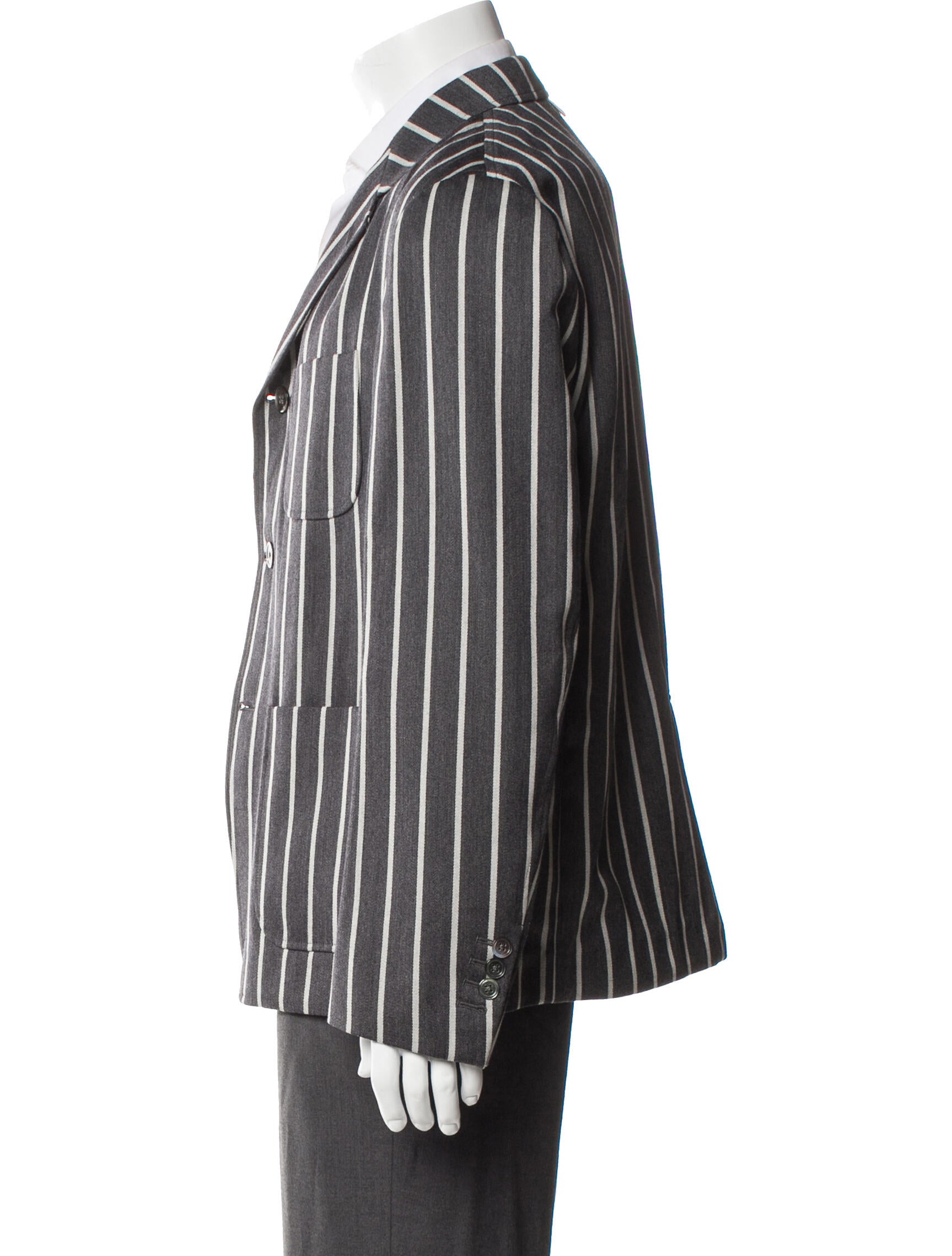 Thom Browne Wool Striped Blazer