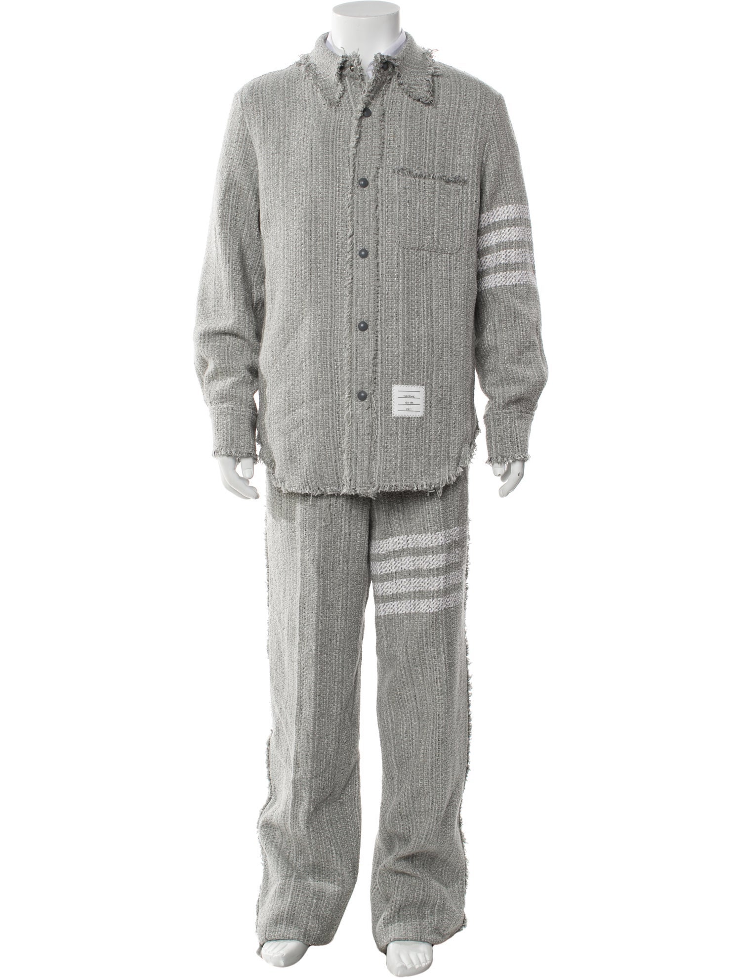 Thom Browne 4 Bar Stripe Striped Two-Piece Suit w/ Tags