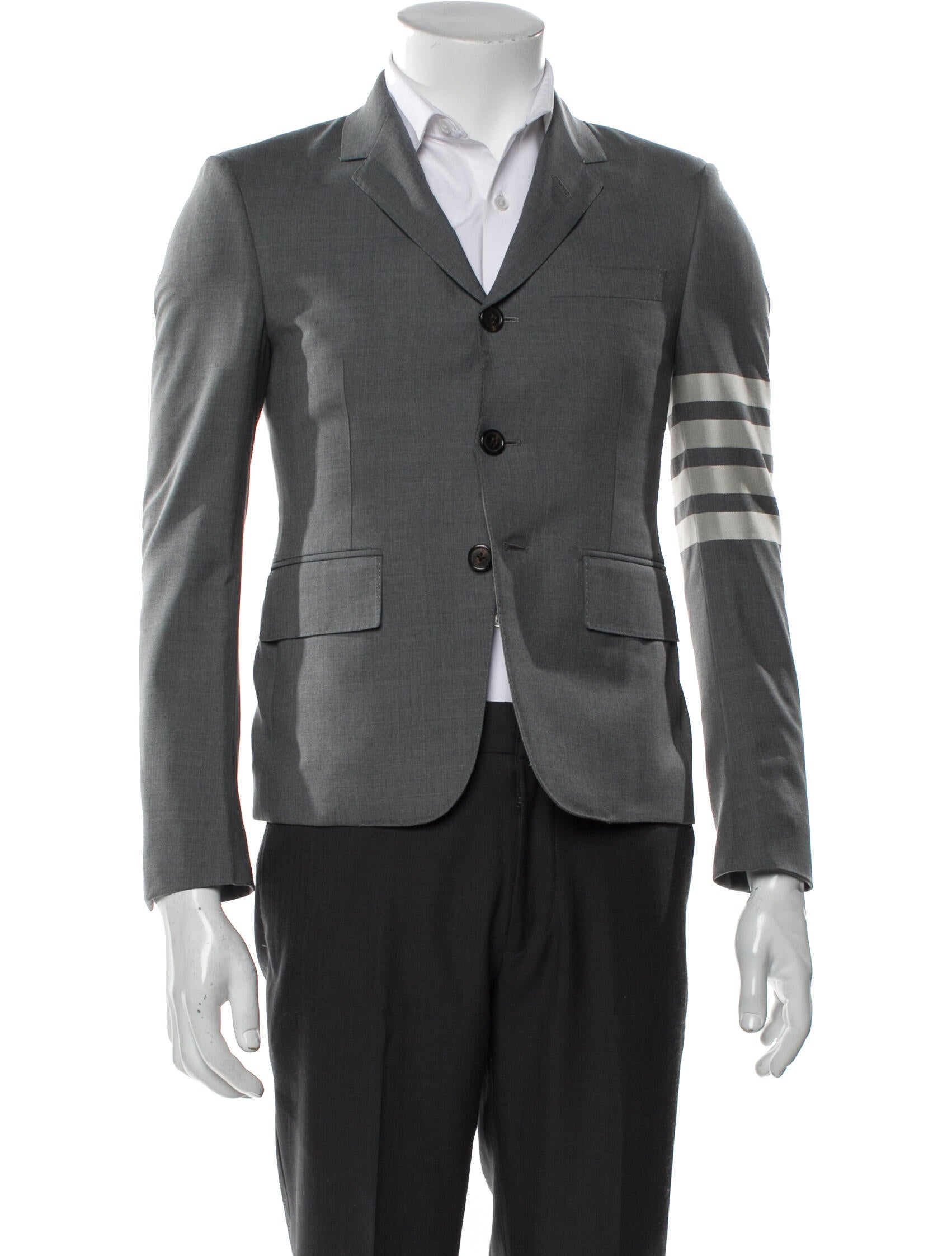 Thom Browne 4-Bar Wool Blazer