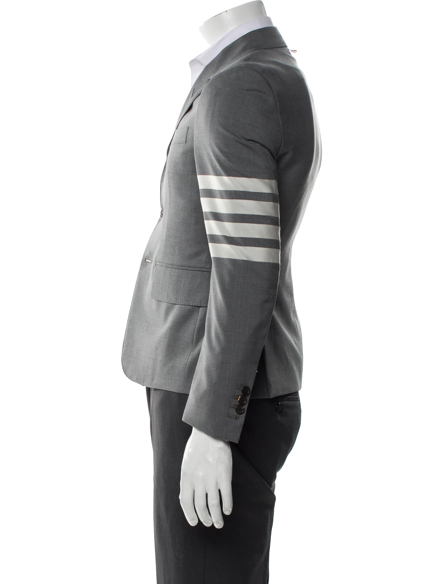 Thom Browne 4-Bar Wool Blazer