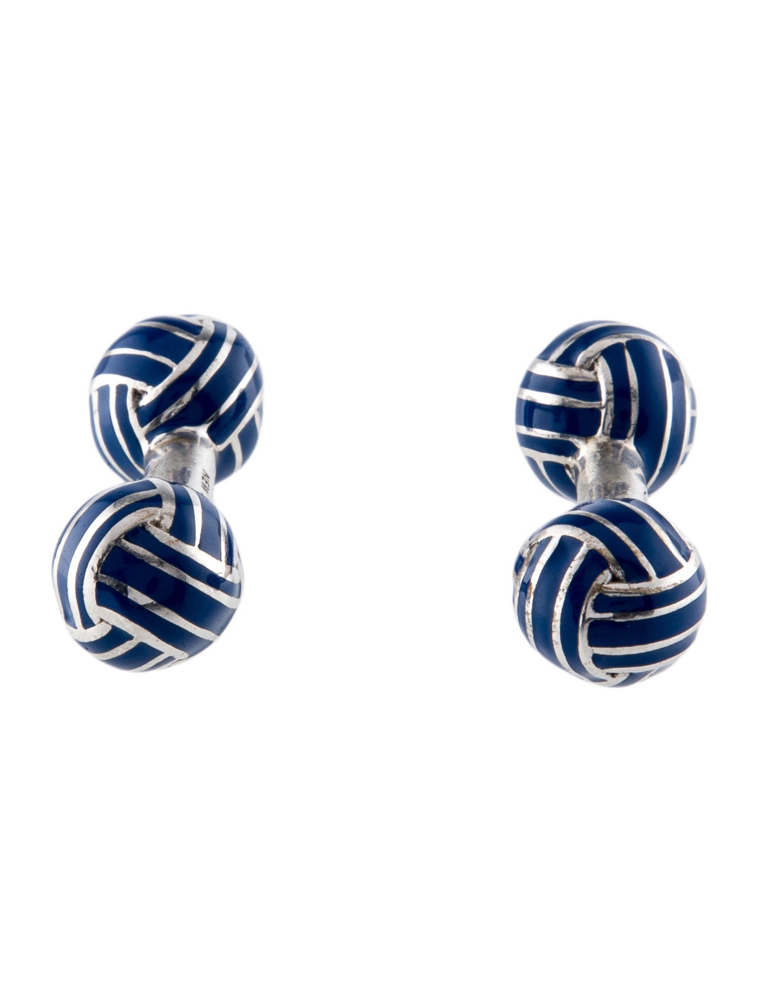 Thom Browne Enamel Knot Cufflinks