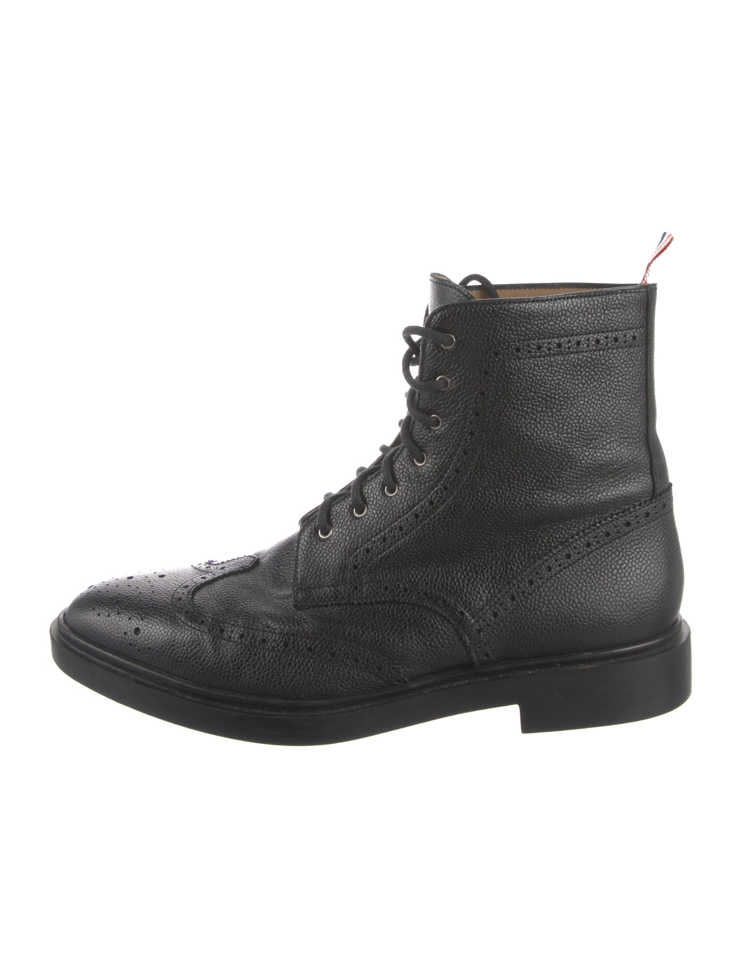 Thom Browne Leather Lace-Up Boots