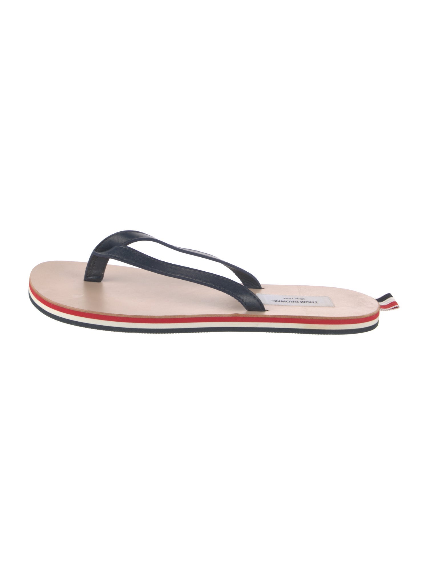Thom Browne Calf Leather Flip Flops