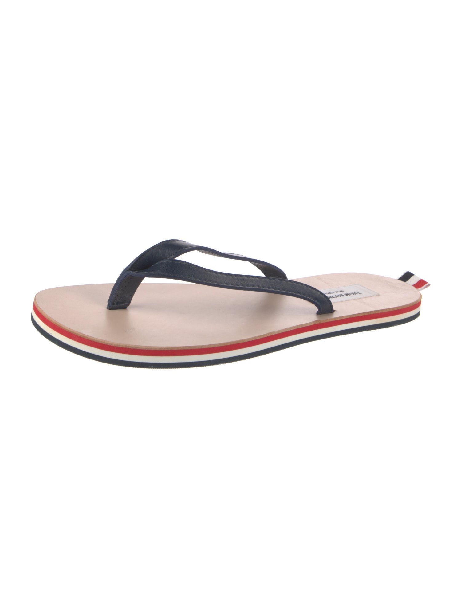 Thom Browne Calf Leather Flip Flops