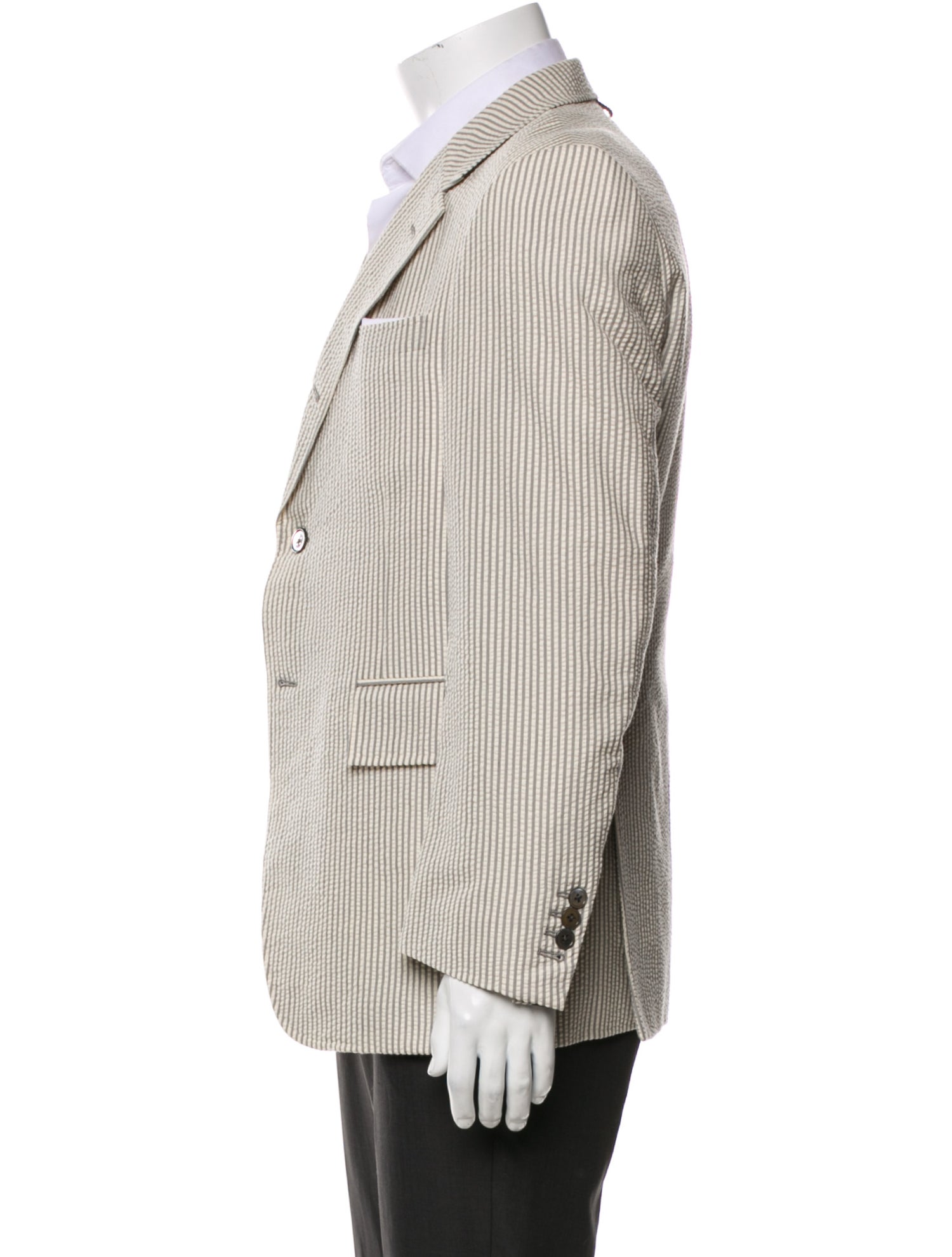 Thom Browne Cashmere Striped Blazer