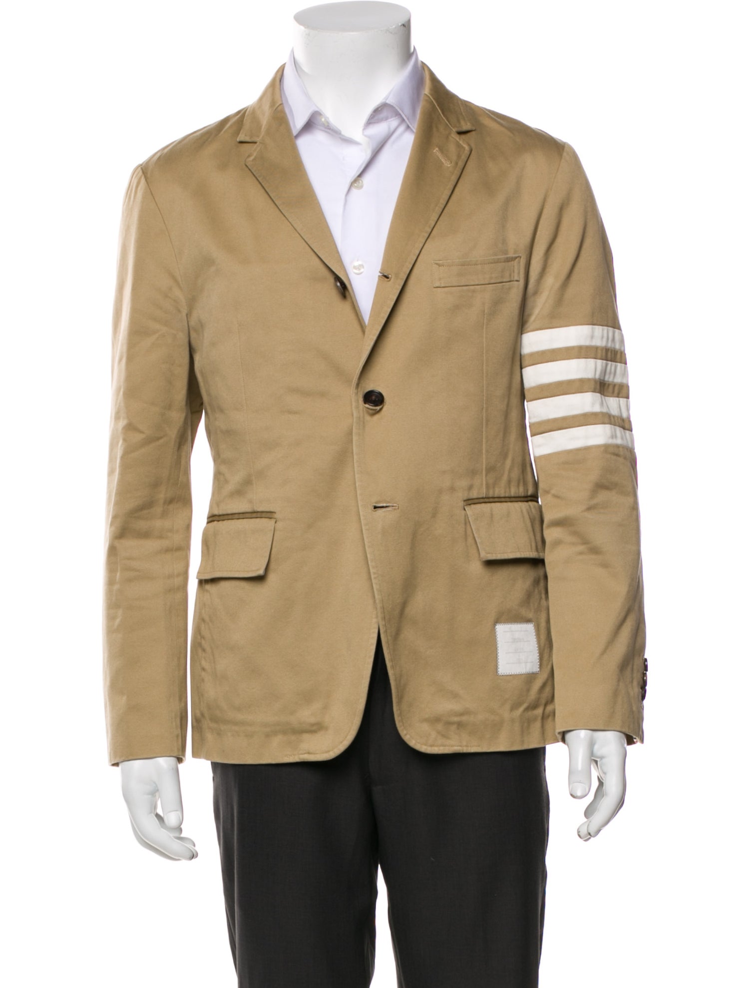 Thom Browne Grosgrain Trim Blazer