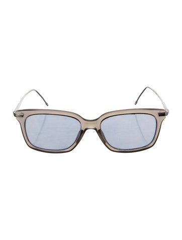Pre-owned Thom Browne Wayfarer Eyeglasses In Neutral
