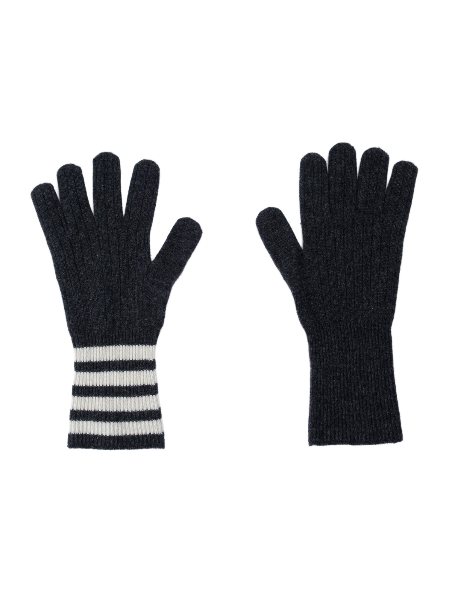 Thom Browne Patterned Knit Gloves