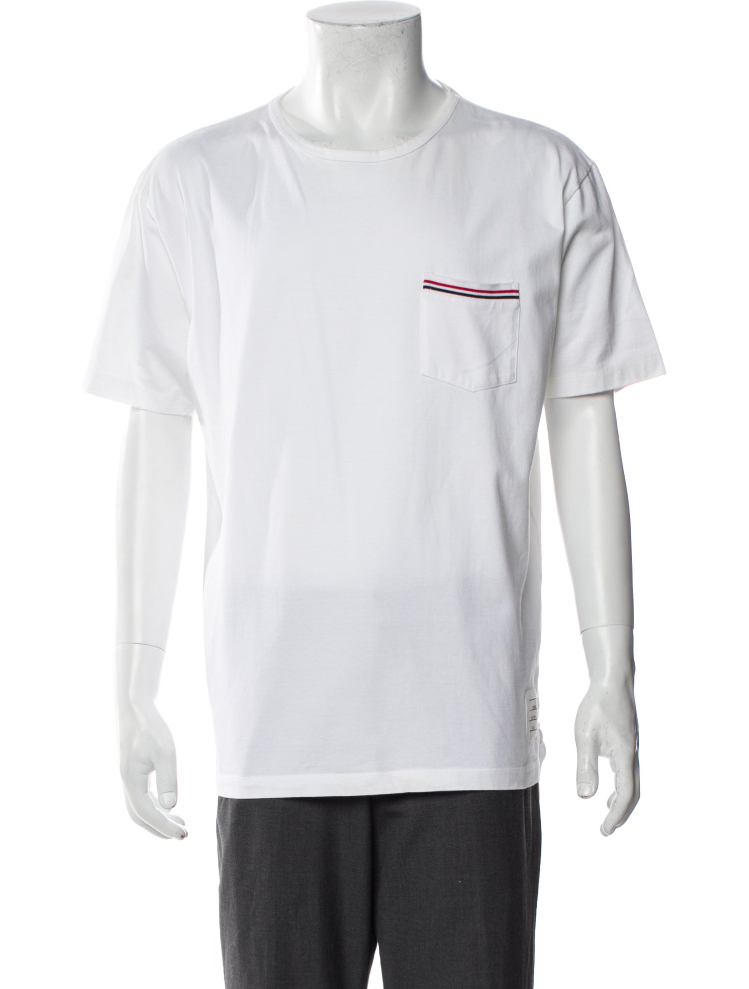 Thom Browne Graphic Print Crew Neck T-Shirt