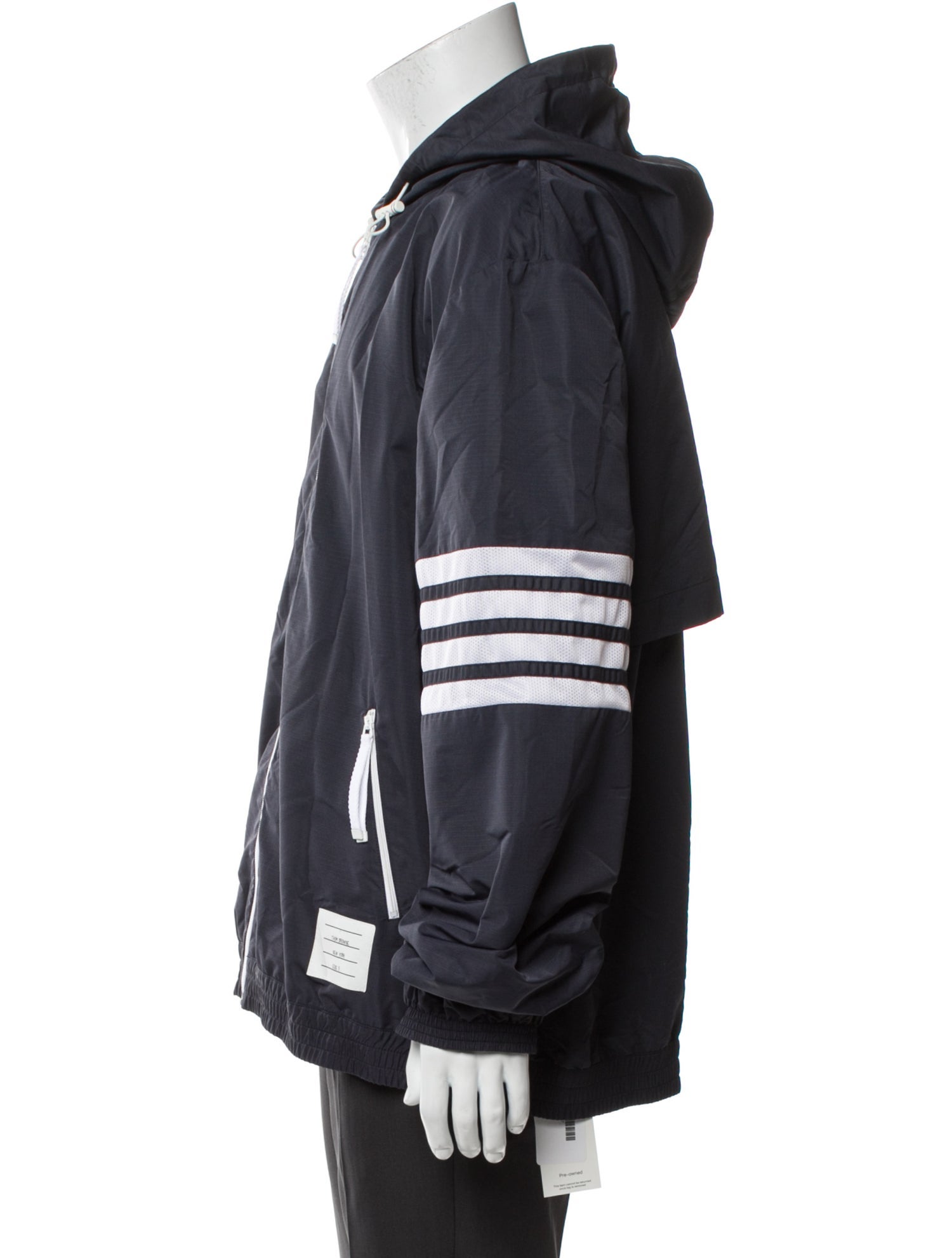 Thom Browne Striped Windbreaker
