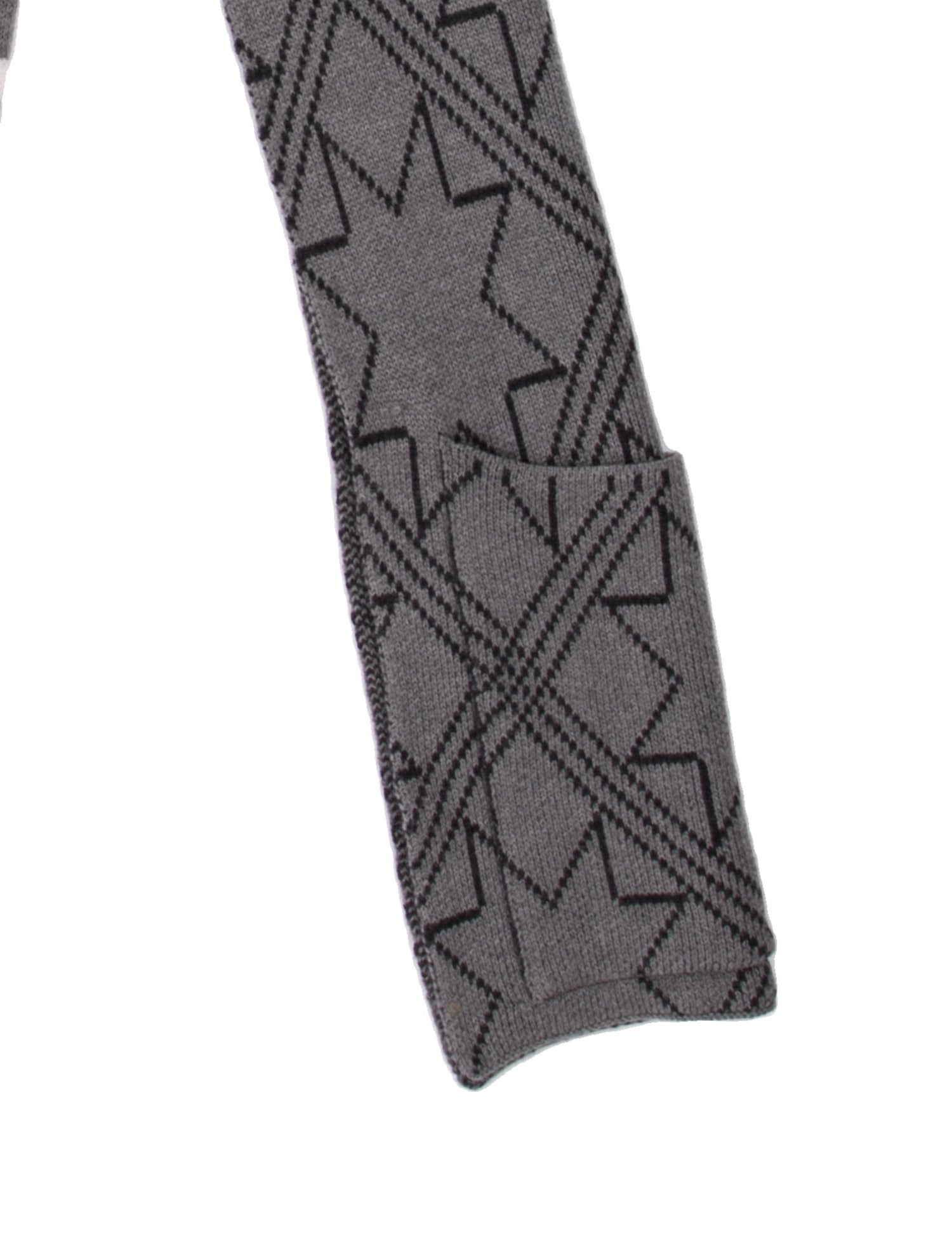 Thom Browne Wool Printed Scarf