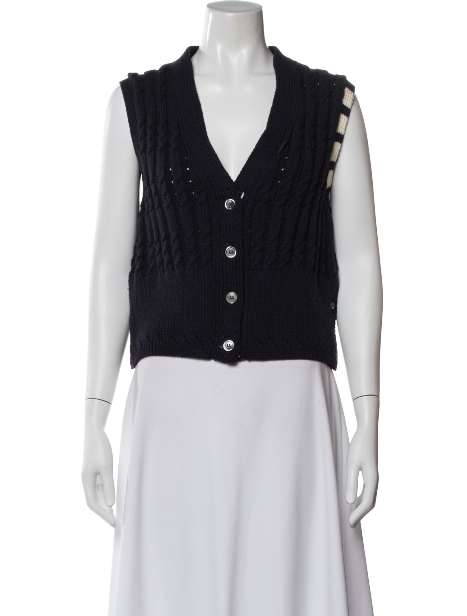 Thom Browne 4-Bar Merino Wool Sweater