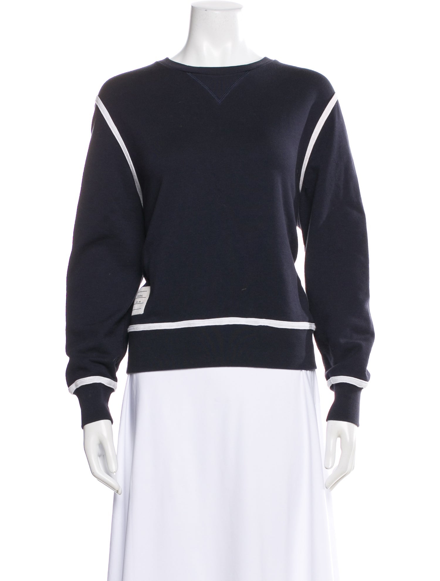 Thom Browne Crew Neck Long Sleeve Sweatshirt