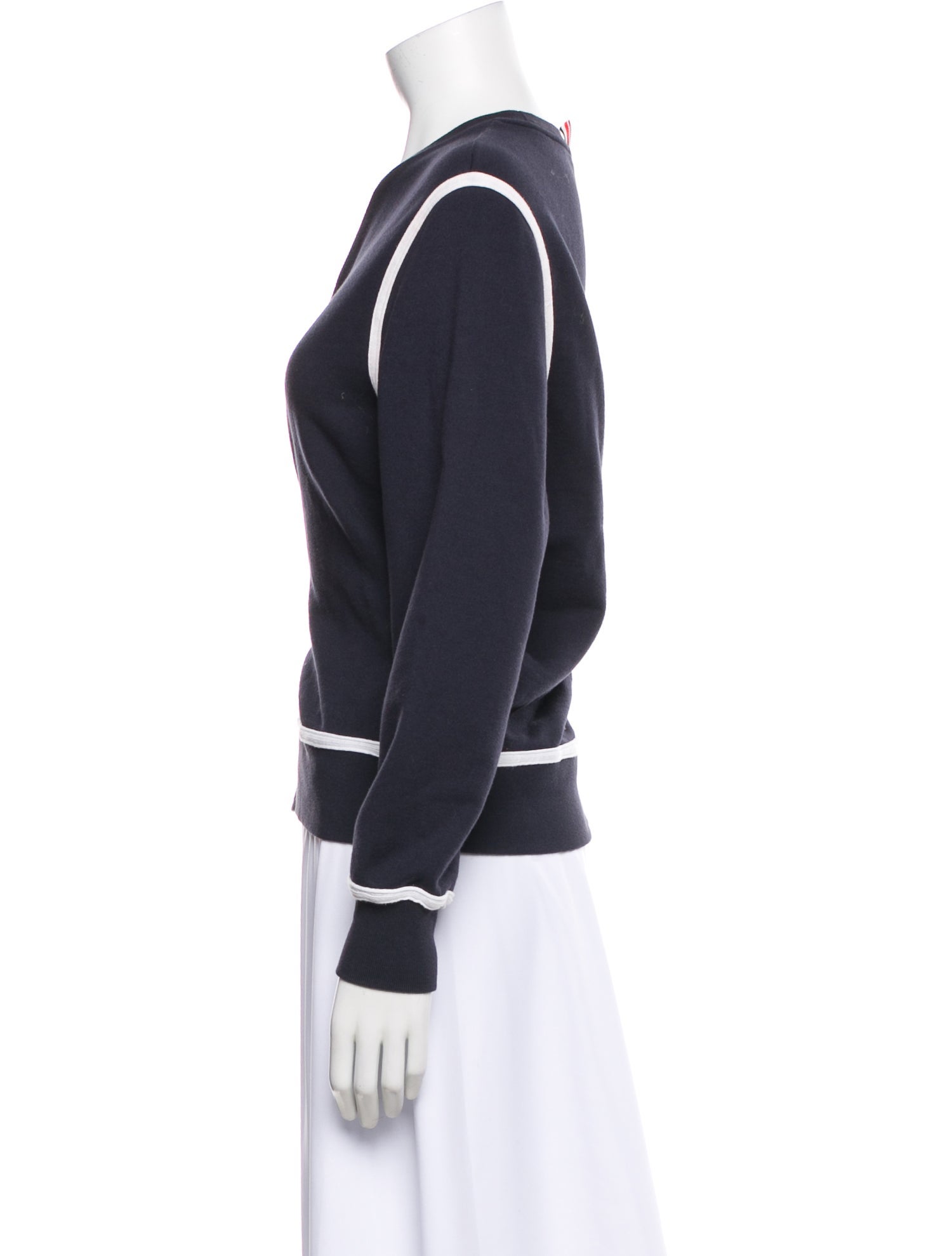 Thom Browne Crew Neck Long Sleeve Sweatshirt