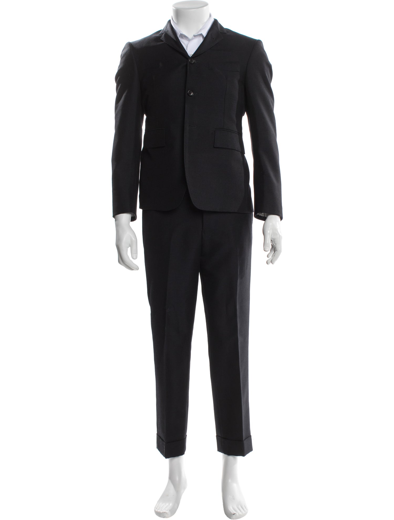 Thom Browne Cropped Wool Two-Piece Suit