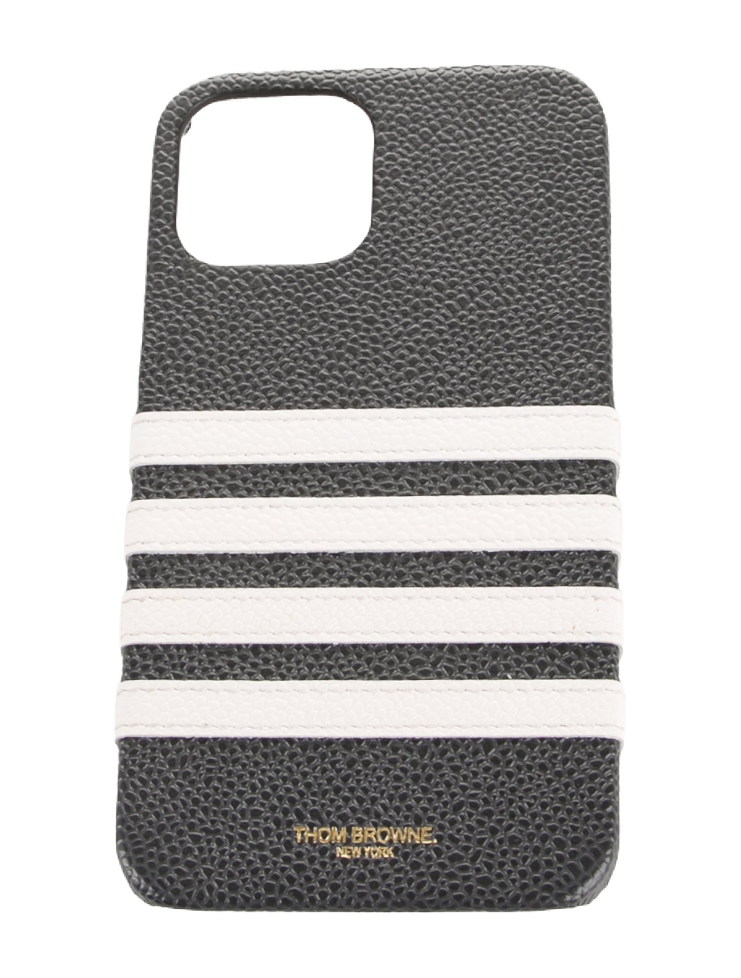 Thom Browne Pattern Print Leather iPhone Case