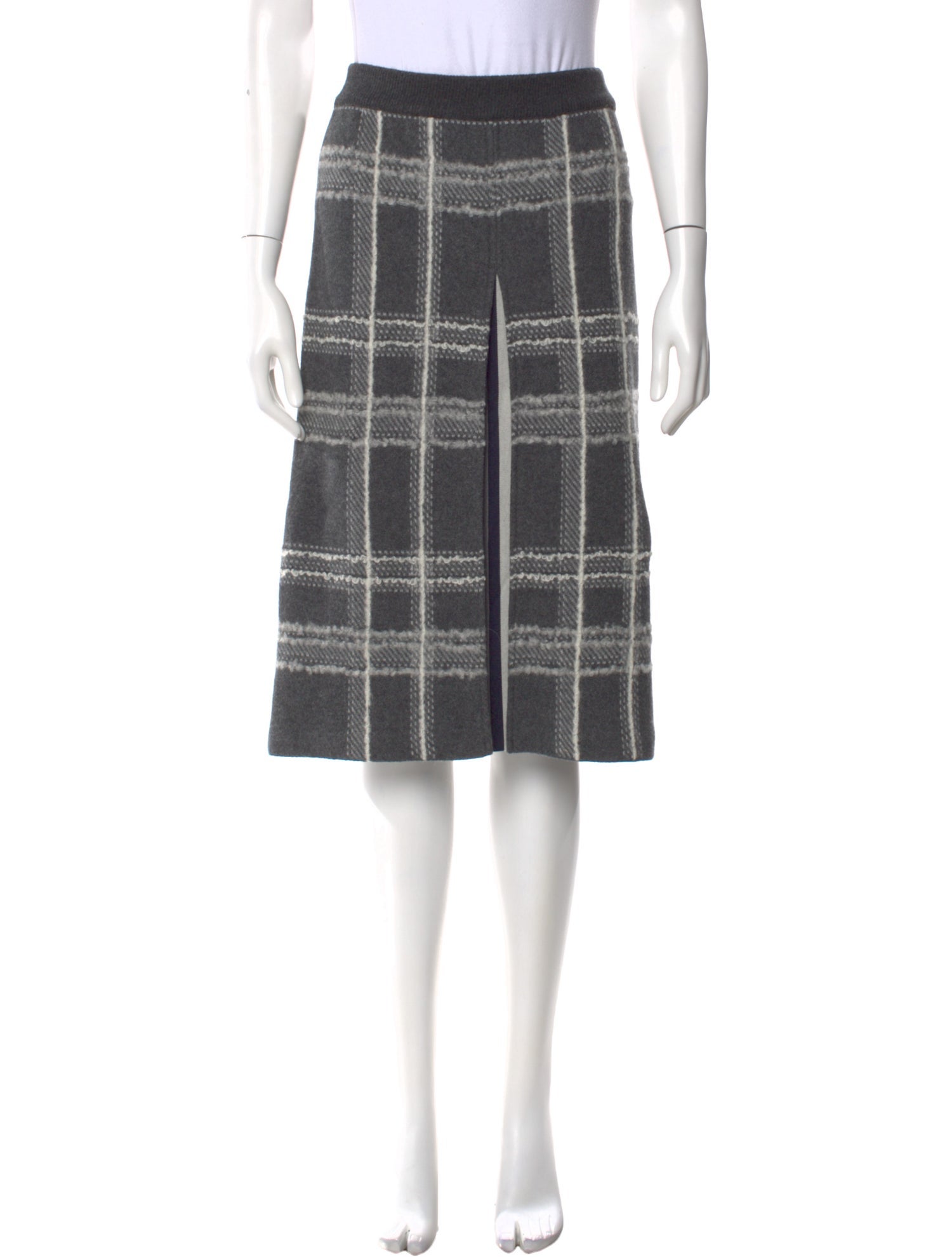 Thom Browne Plaid Knee-Length Skirt