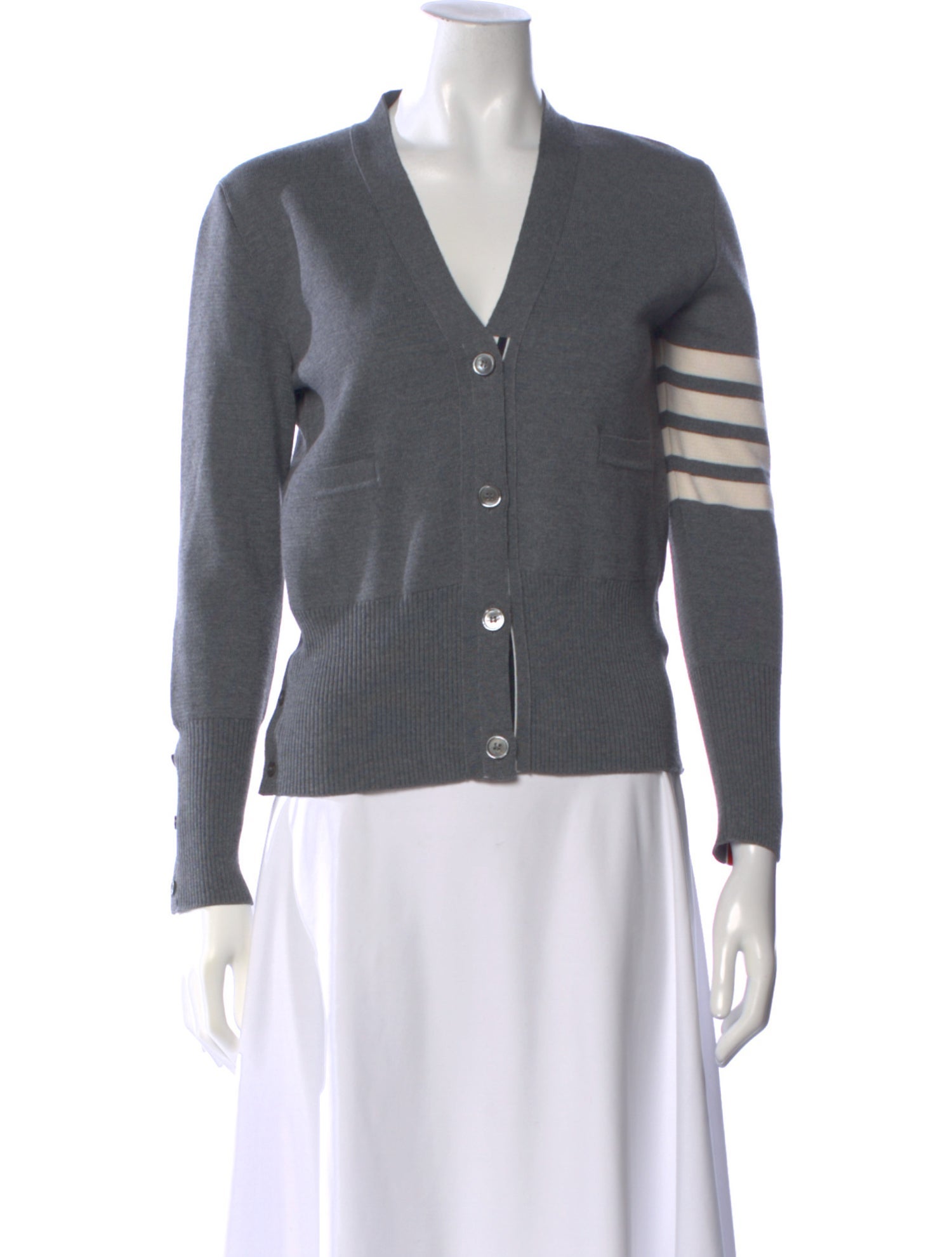 Thom Browne 4-Bar Merino Wool Sweater