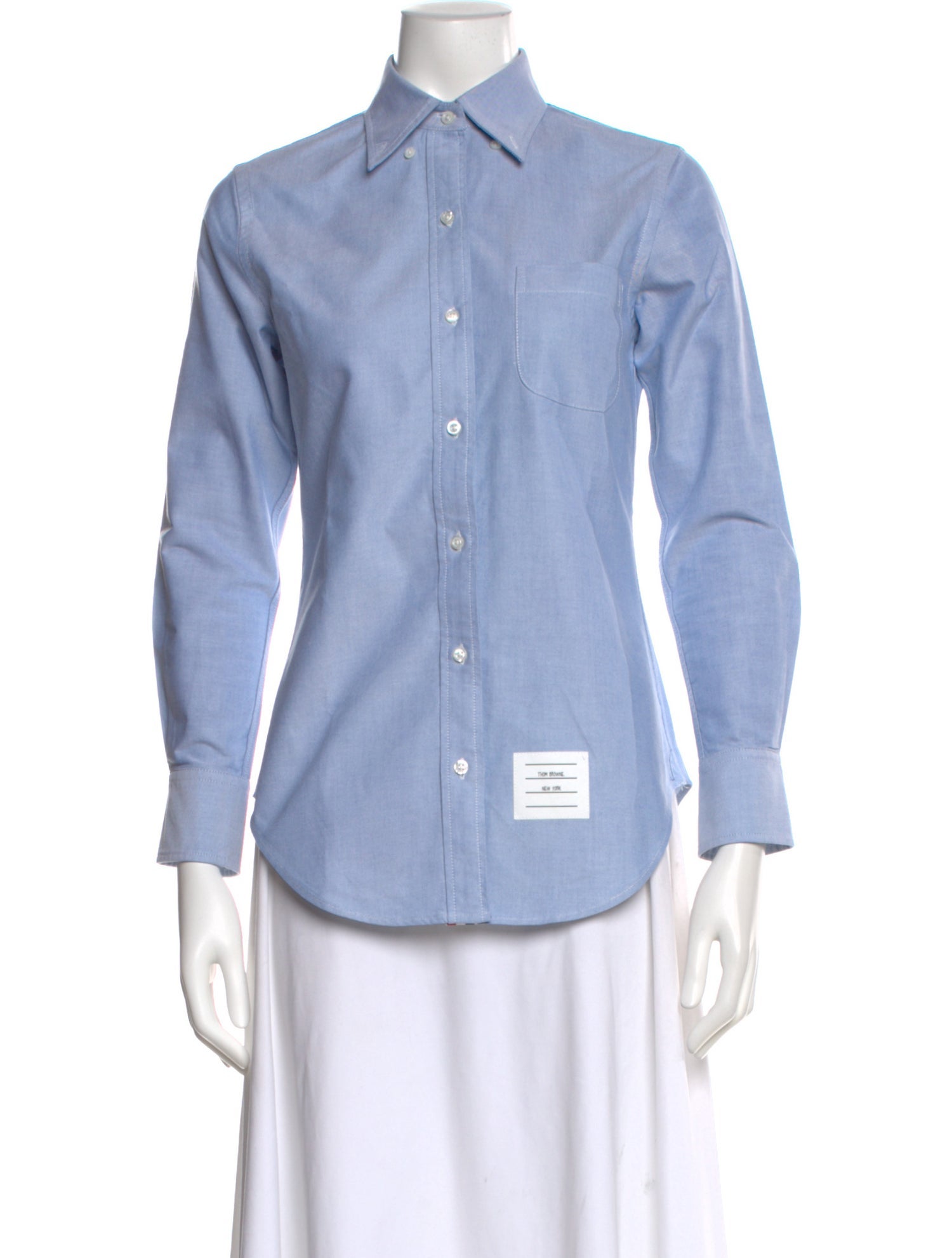 Thom Browne Long Sleeve Button-Up Top w/ Tags