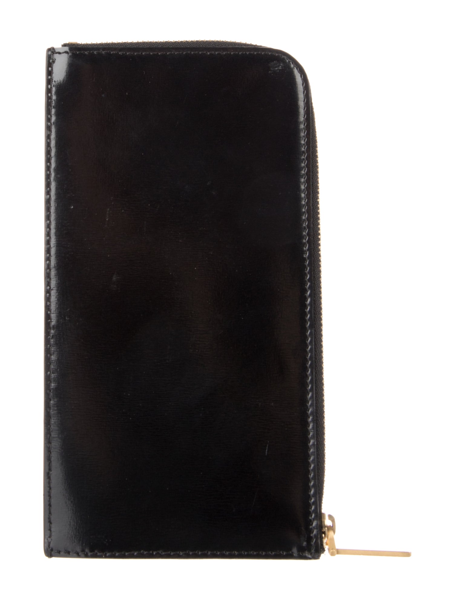 Thom Browne Patent Leather Graphic Print Wallet