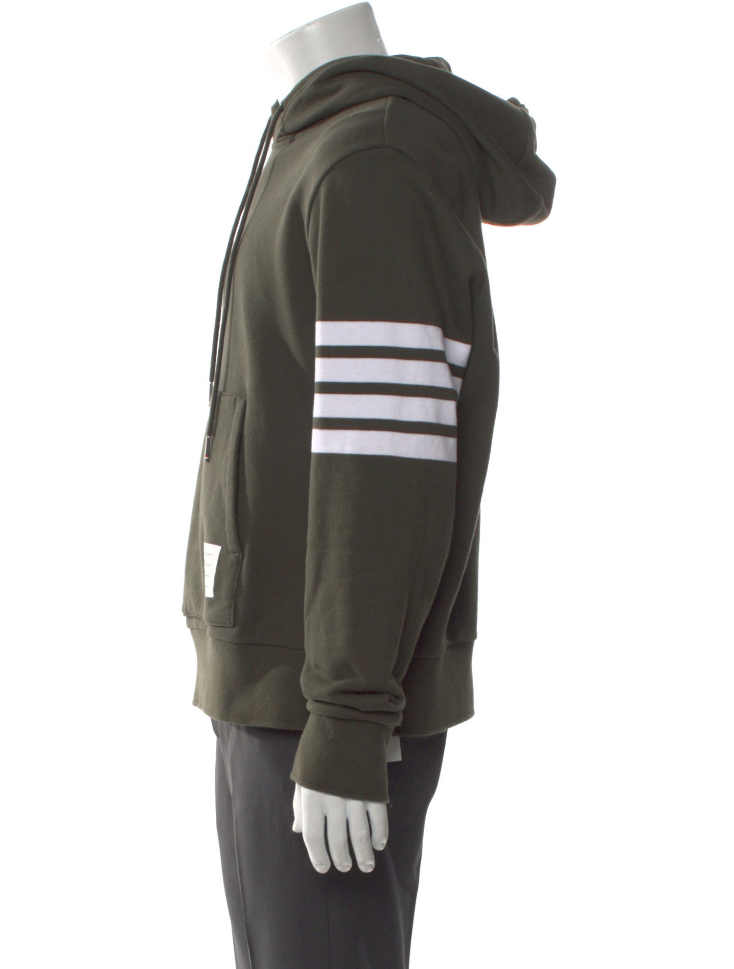 Thom Browne 4-Bar Crew Neck Hoodie