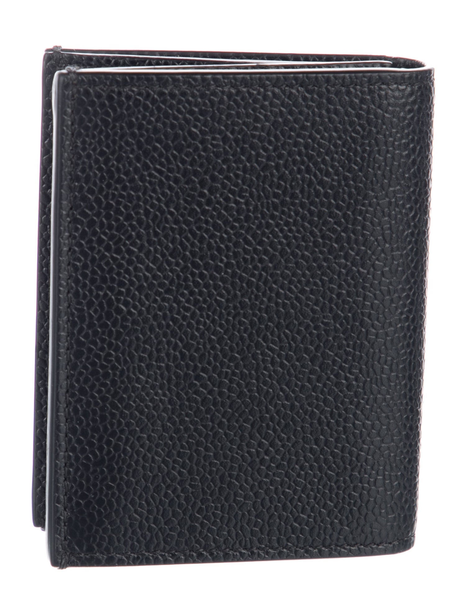 Thom Browne Leather Striped Bifold Wallet