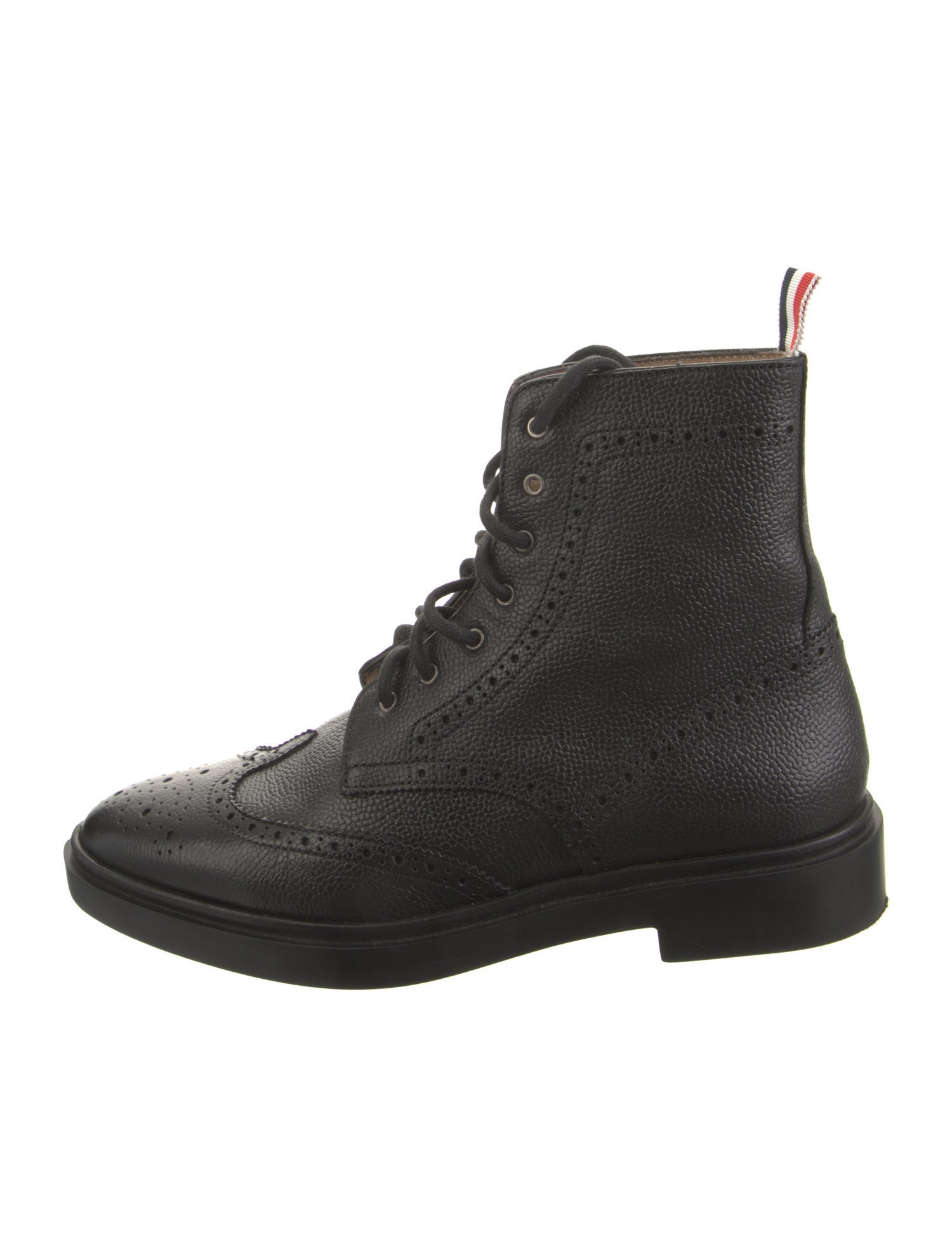 Thom Browne Leather Lace-Up Boots