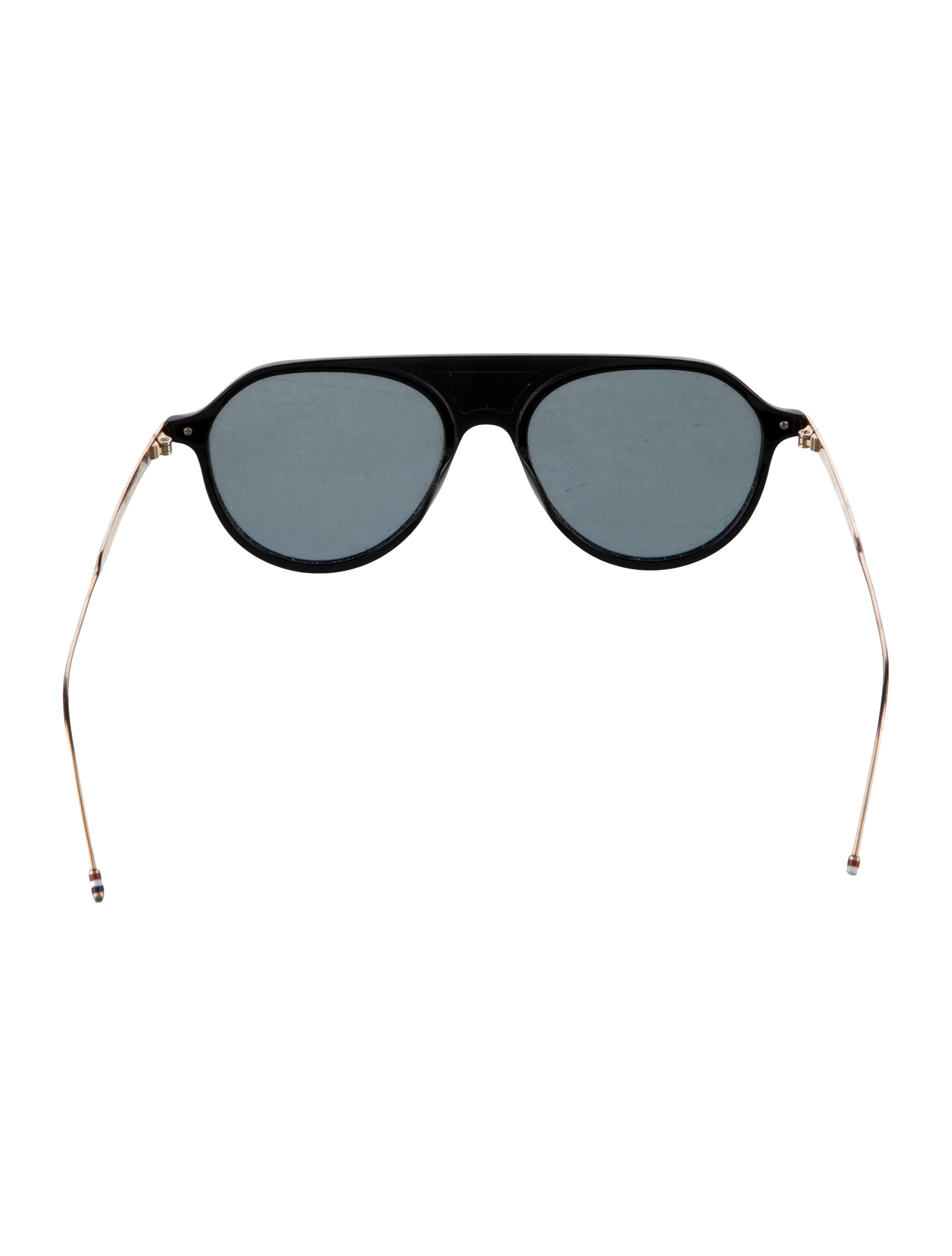 Thom Browne Aviator Tinted Sunglasses