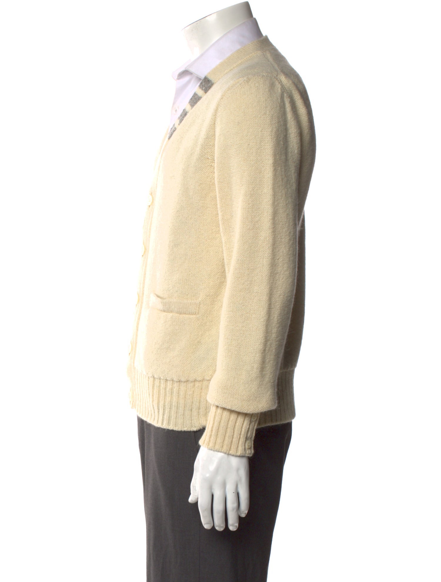 Thom Browne Wool V-Neck Cardigan w/ Tags