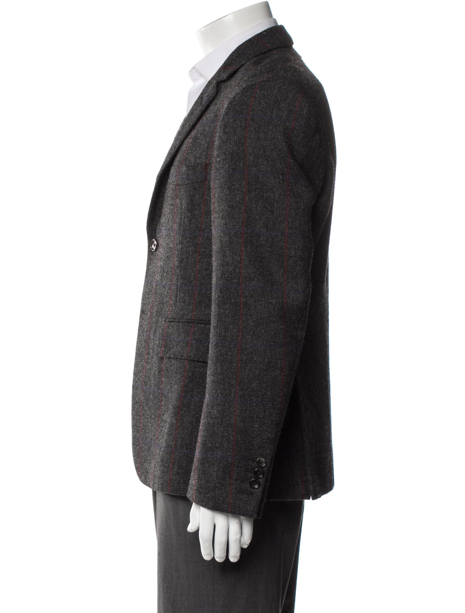 Thom Browne Striped Wool Blazer