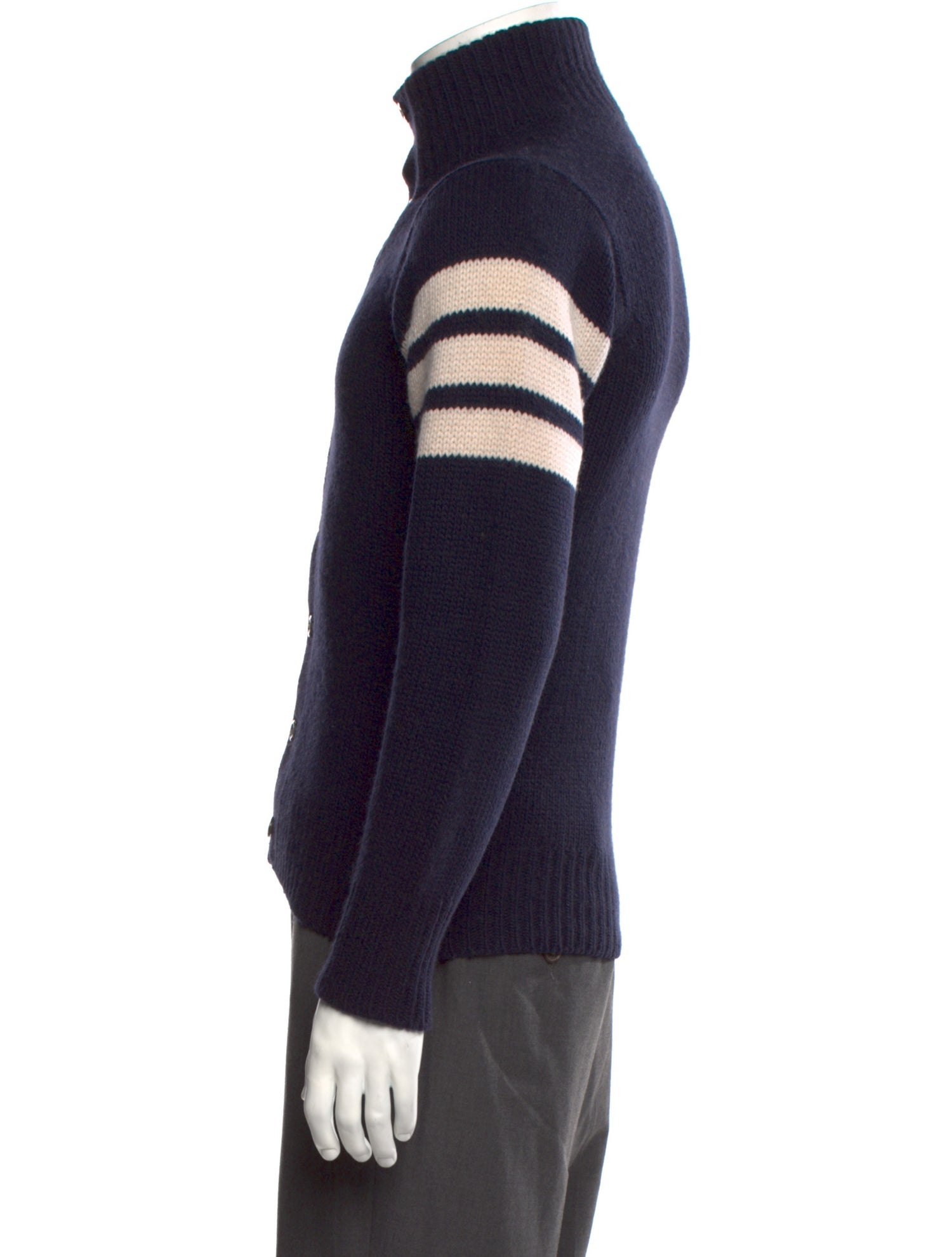 Thom Browne Cashmere Striped Cardigan