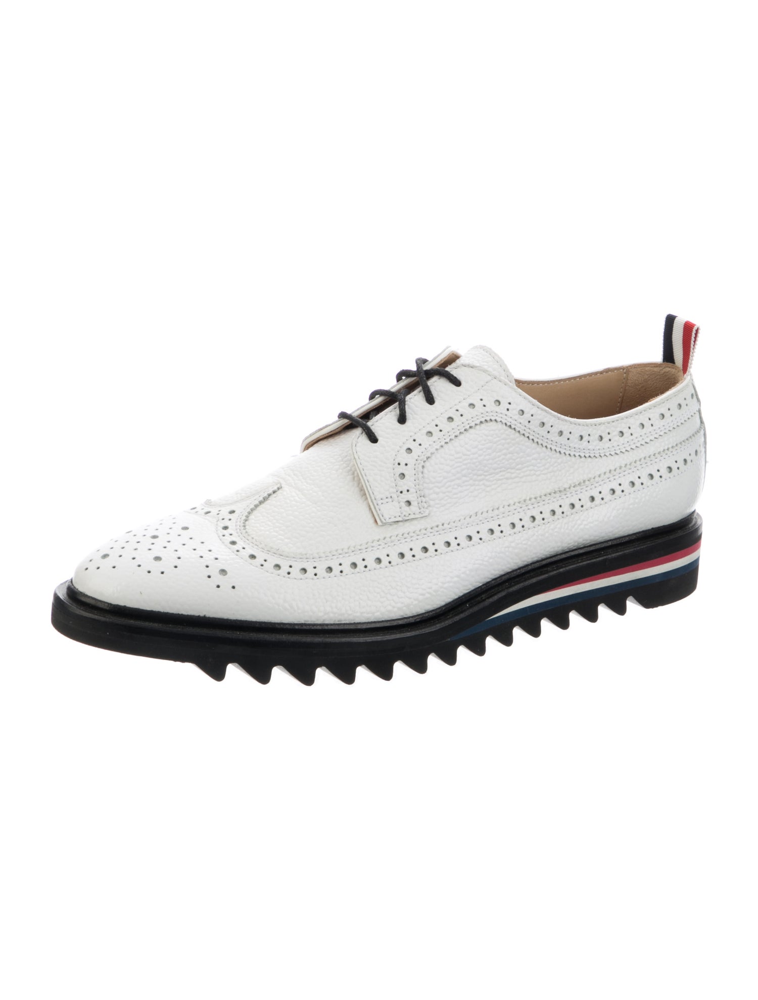 Thom Browne Leather Lasercut Accents Brogues