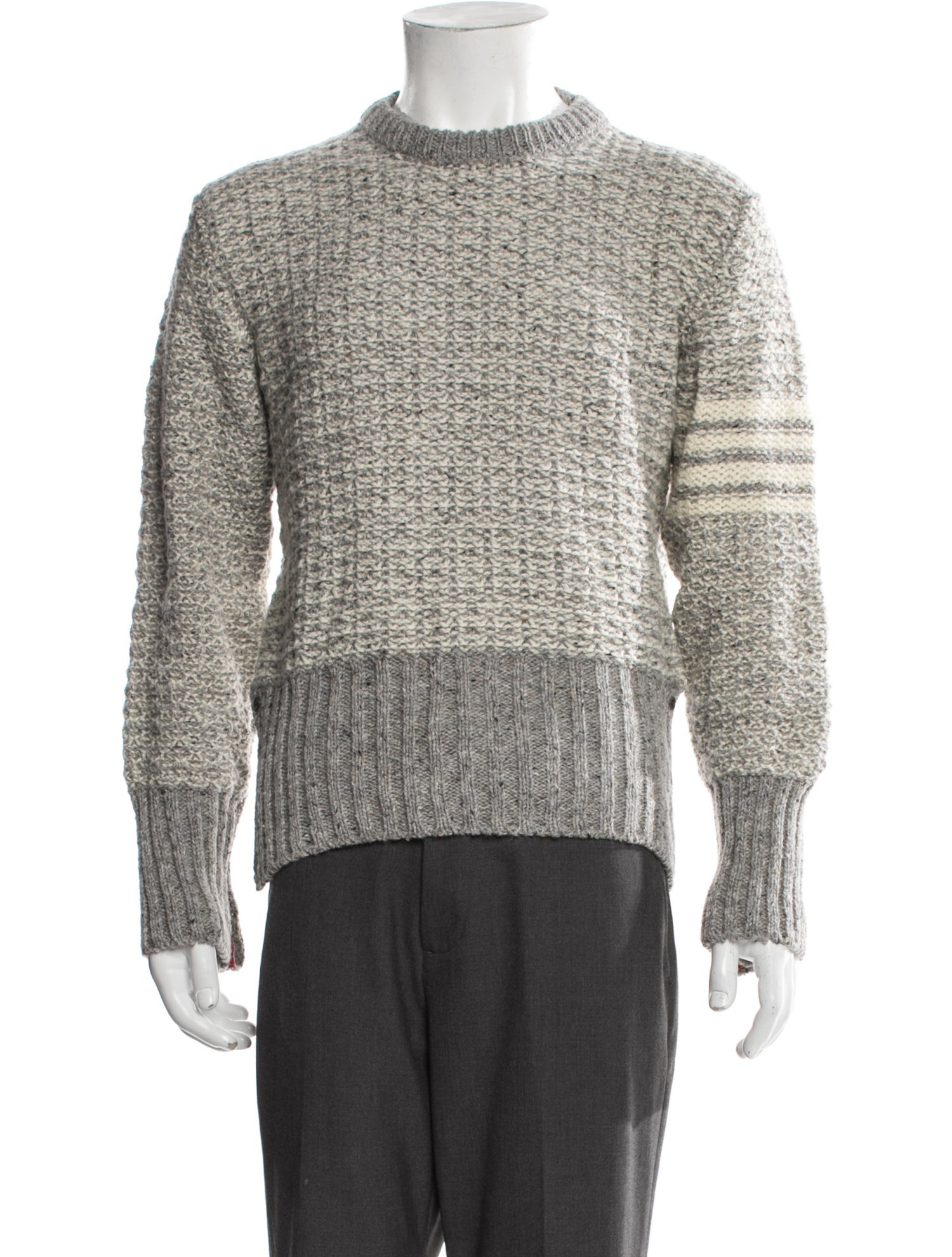 Thom Browne 4 Bar Stripe Wool Pullover w/ Tags