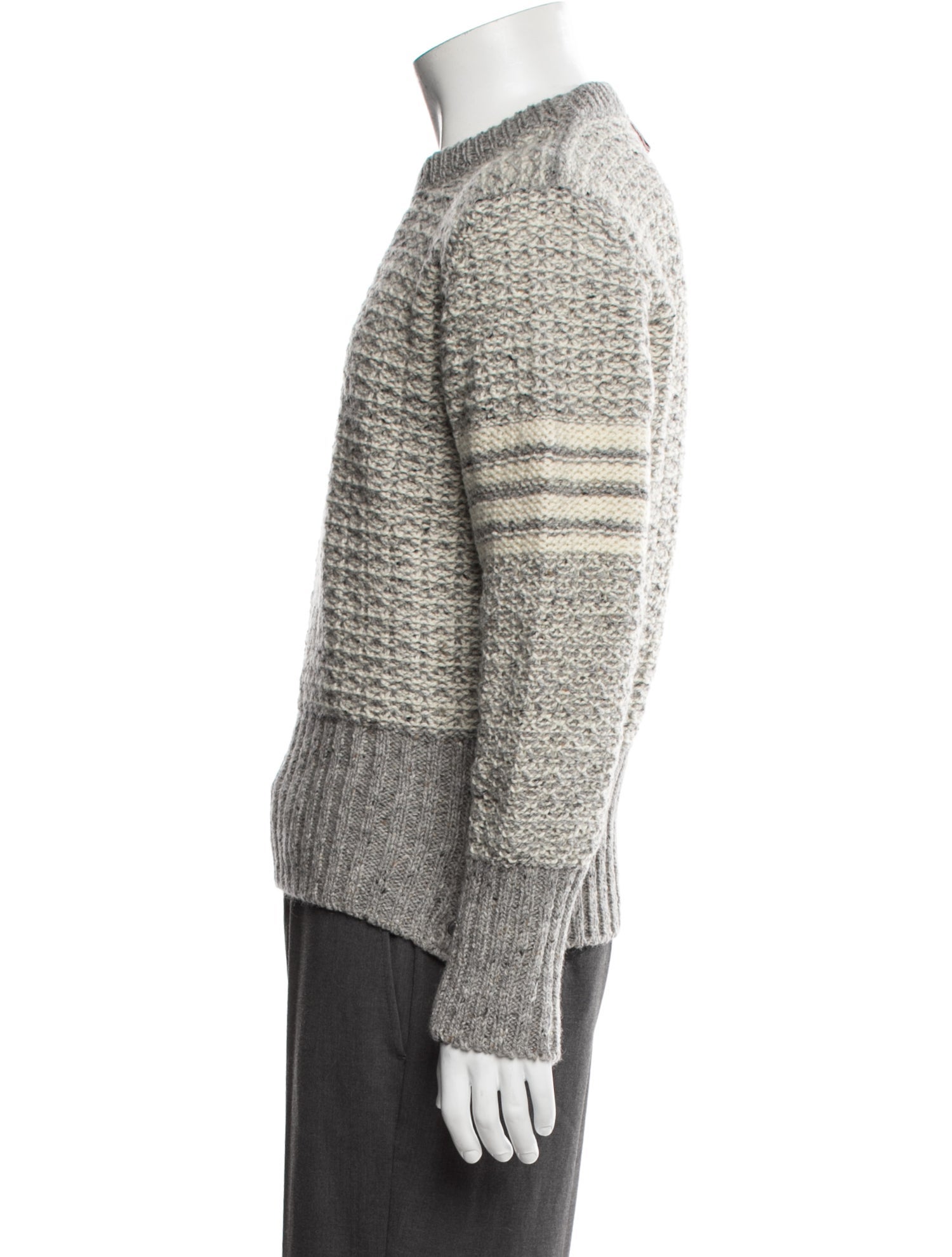 Thom Browne 4 Bar Stripe Wool Pullover w/ Tags