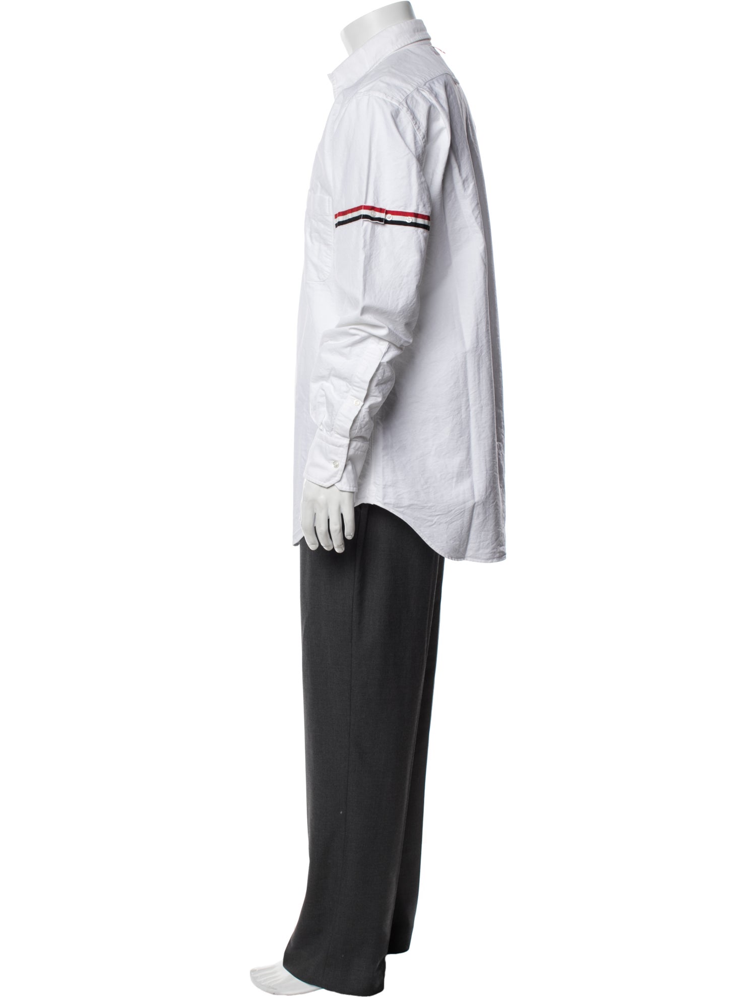 Thom Browne Striped Long Sleeve Dress Shirt w/ Tags