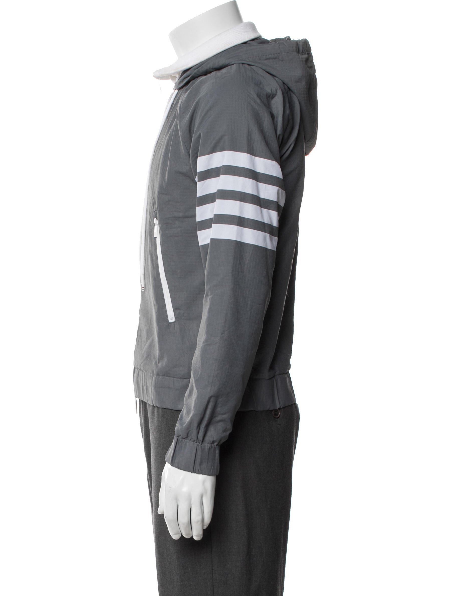 Thom Browne 4 Bar Stripe Striped Jacket