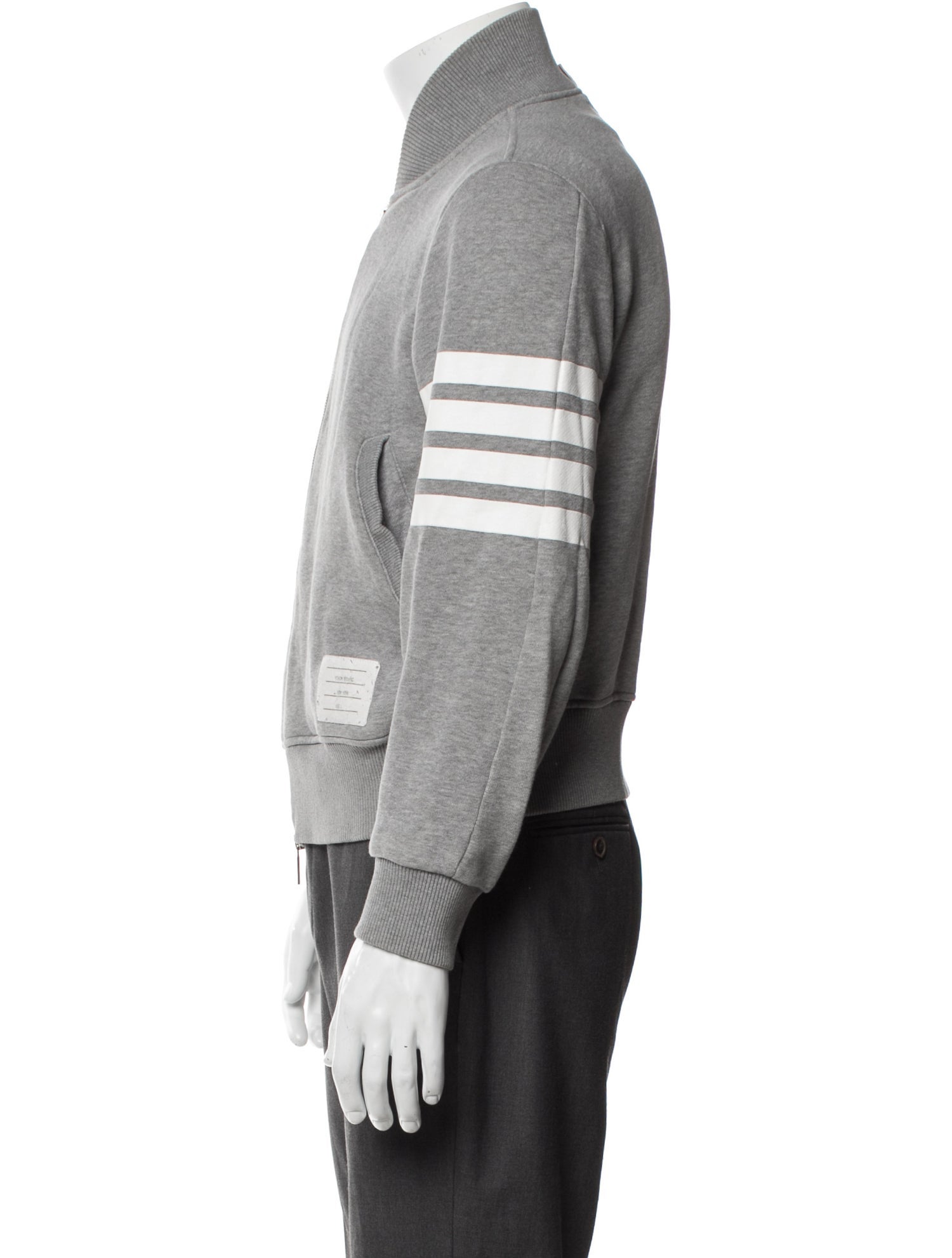 Thom Browne Patterned Collar Sweatshirt