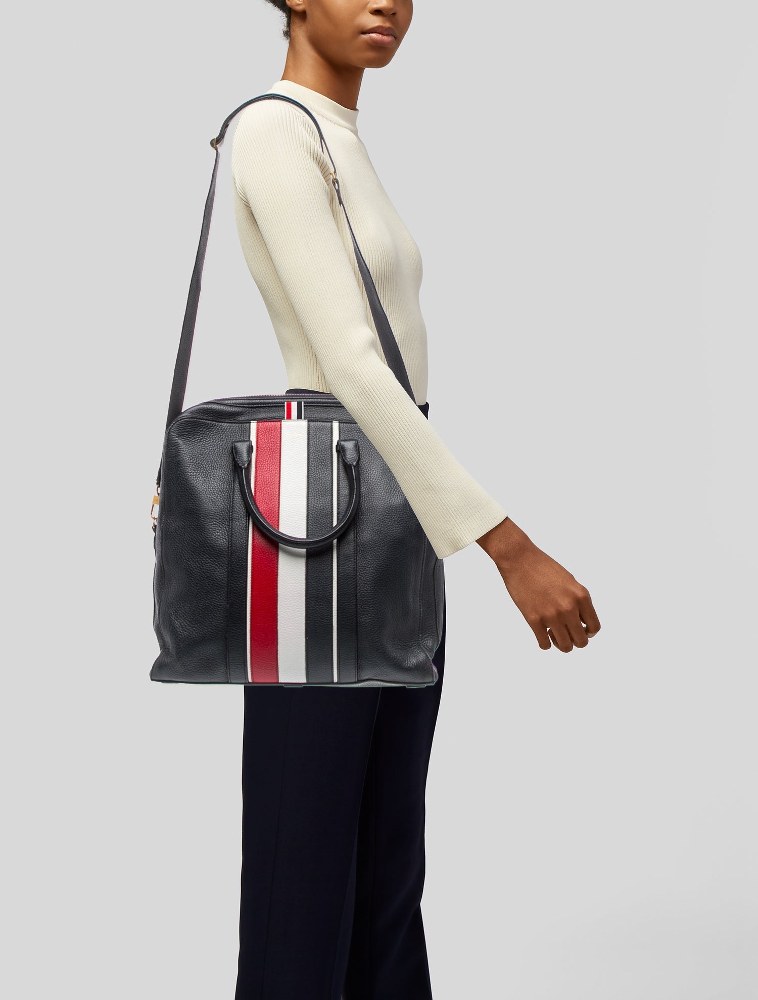 Thom Browne Leather Briefcase