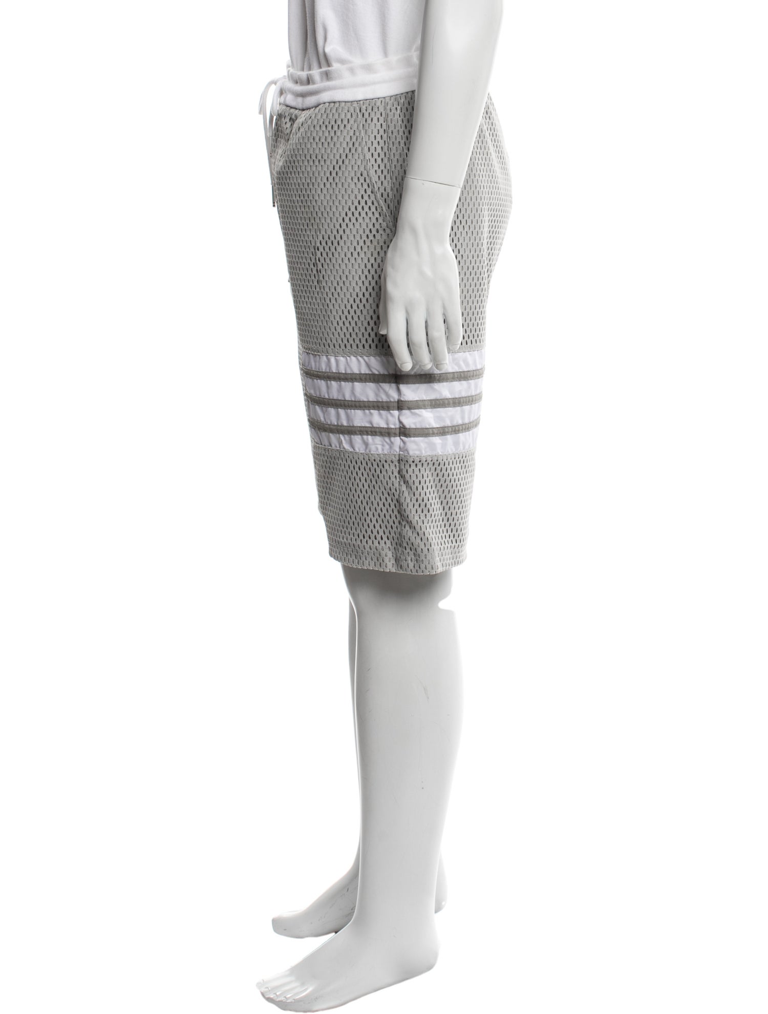 Thom Browne 4-Bar Mesh Athletic Shorts