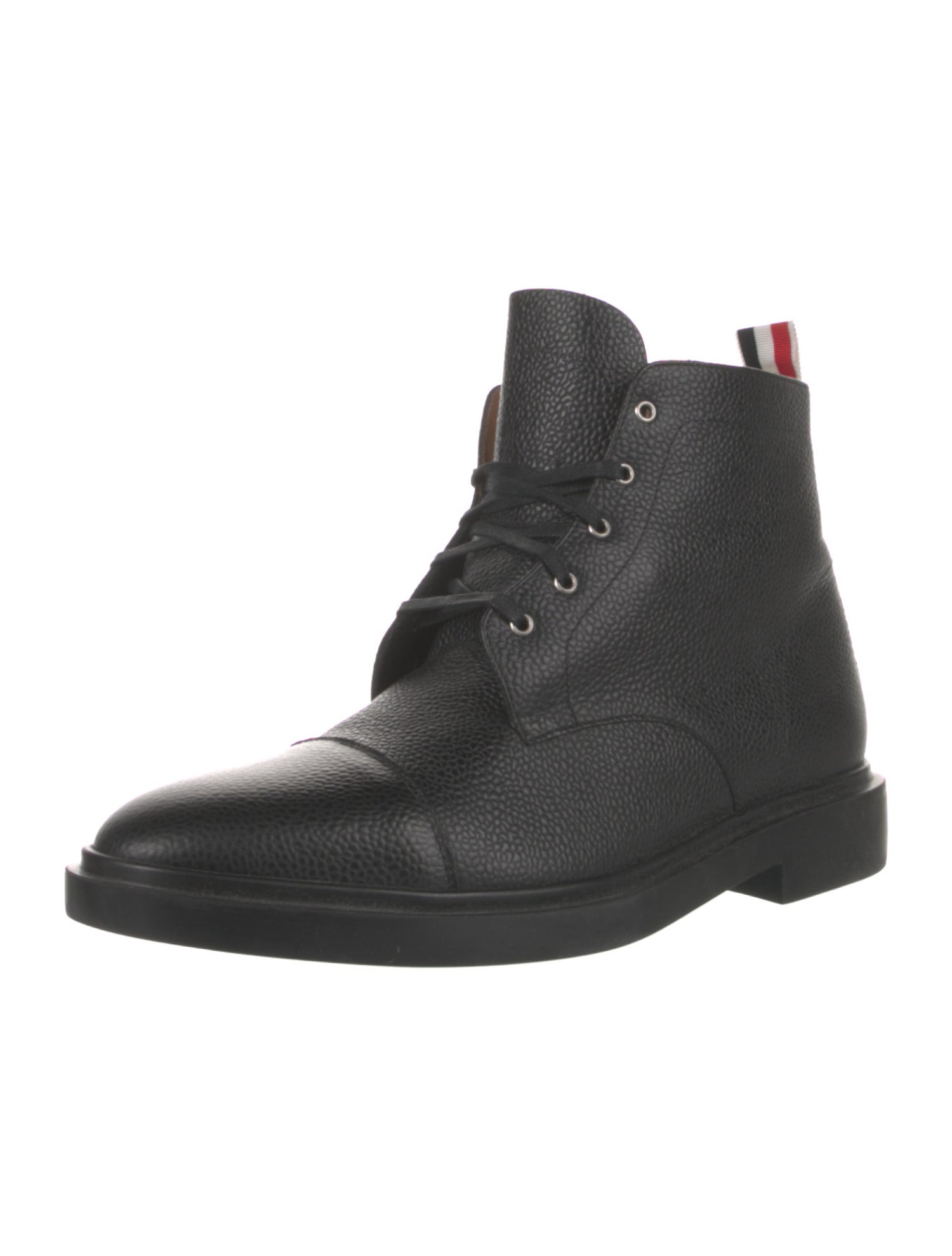 Thom Browne Leather Lace-Up Boots