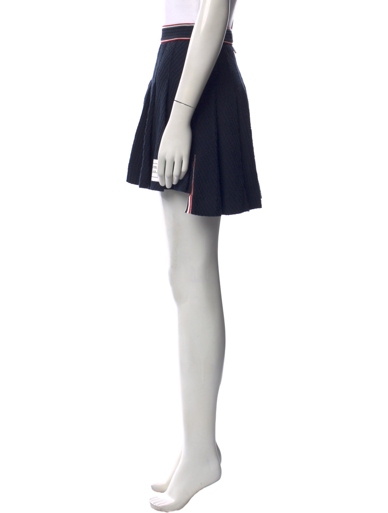 Thom Browne Pleated Accents Mini Skirt w/ Tags