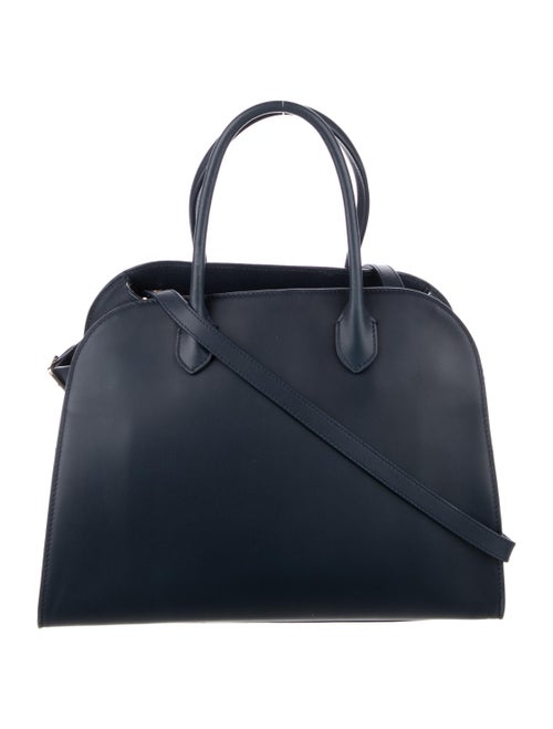 The Row Smooth Leather Margaux 12 Handle Bag